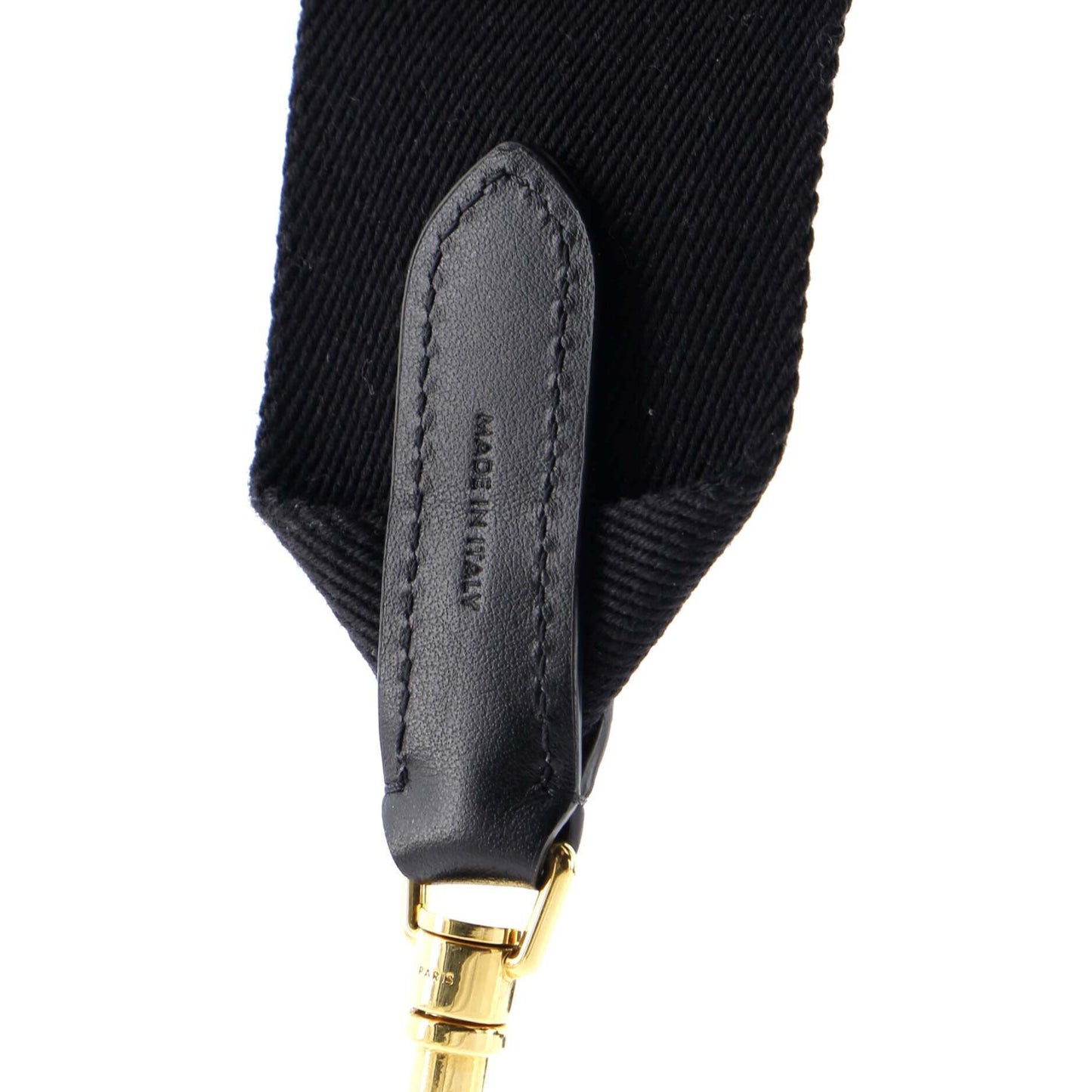Celine Logo Shoulder Strap Jacquard Wool Long
