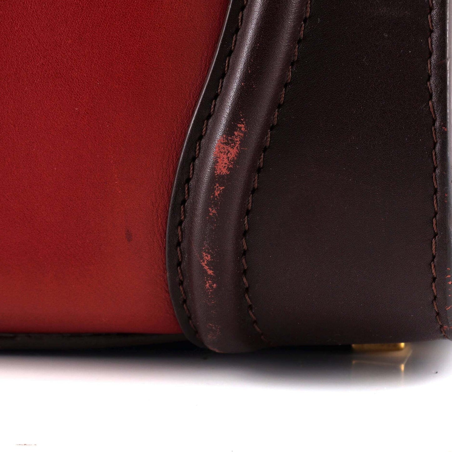 Celine Tricolor Luggage Bag Leather Mini