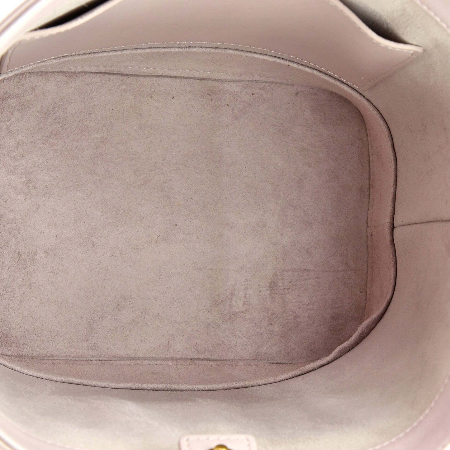 Celine Cuir Triomphe Bucket Bag Leather Small