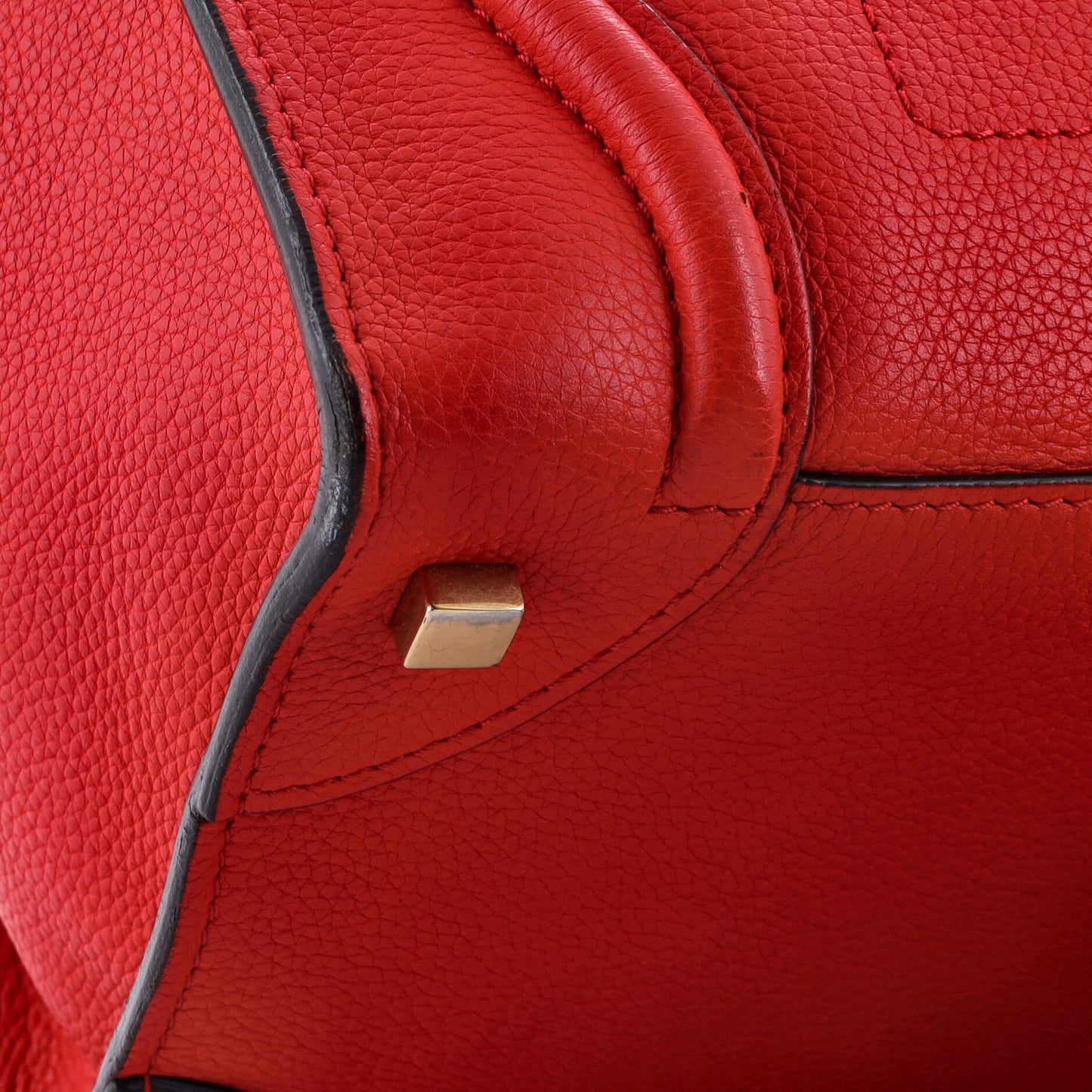 Celine Luggage Bag Grainy Leather Mini