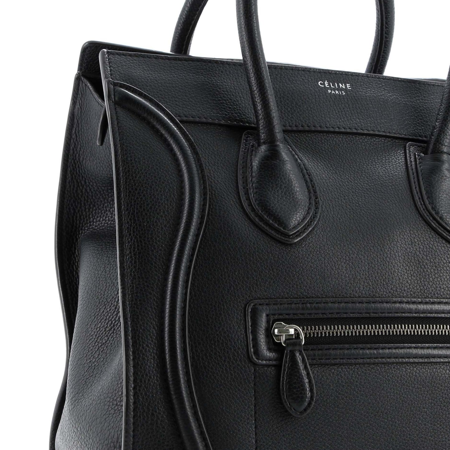Celine Luggage Bag Grainy Leather Mini