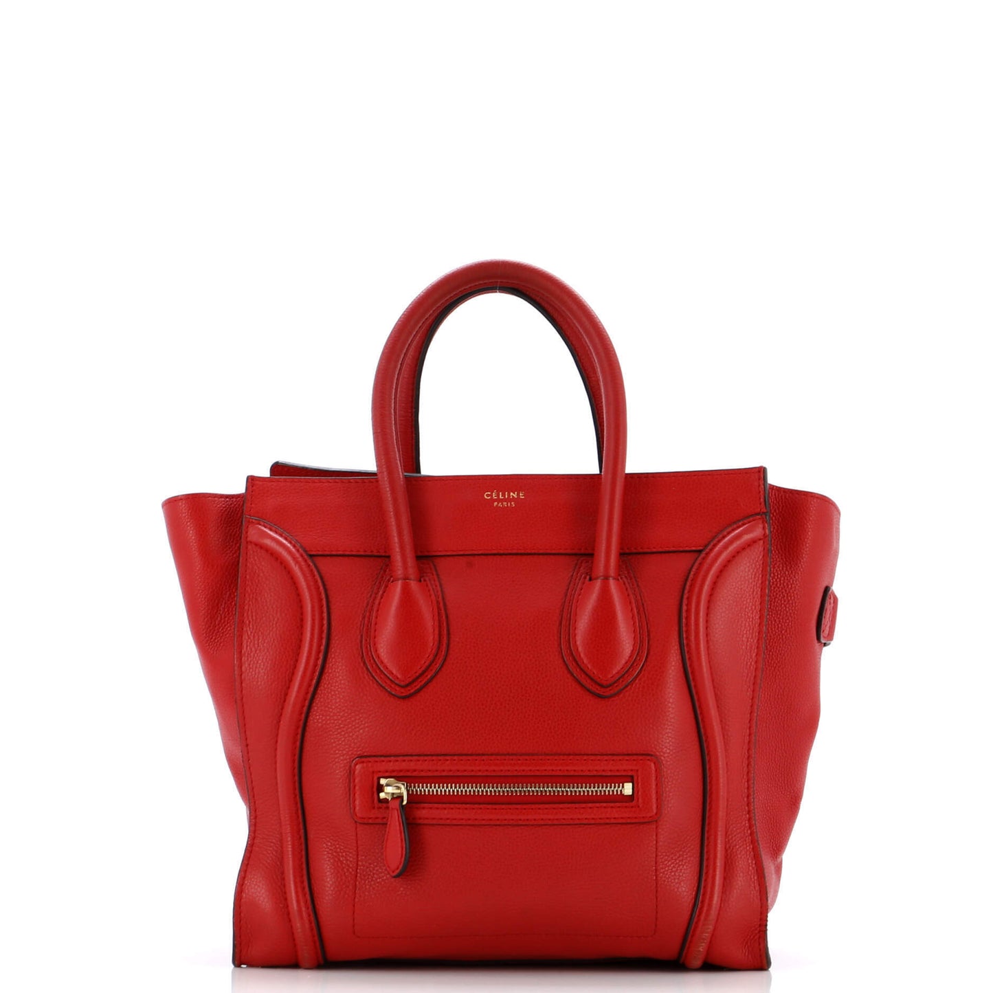 Celine Luggage Bag Grainy Leather Mini