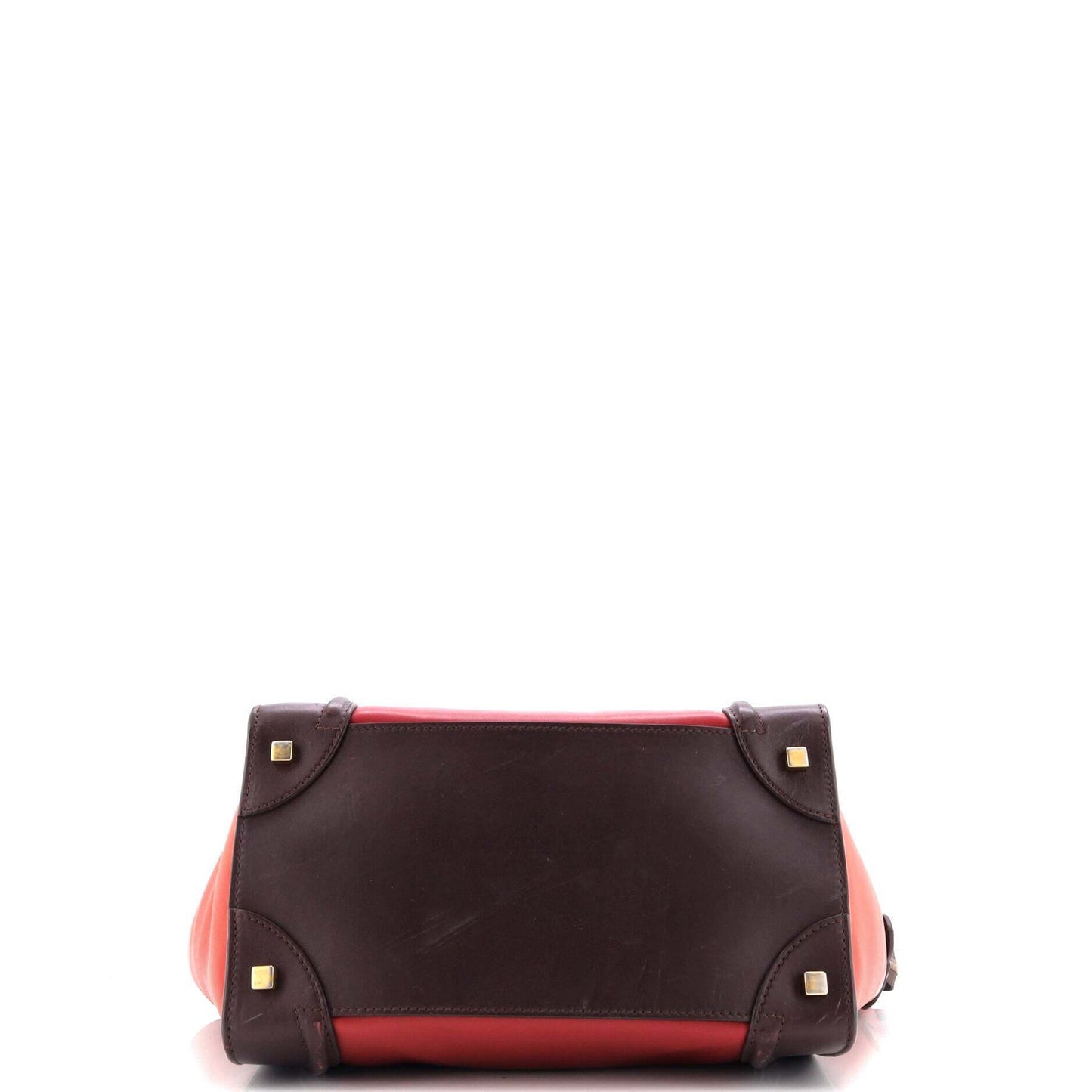 Celine Tricolor Luggage Bag Leather Mini