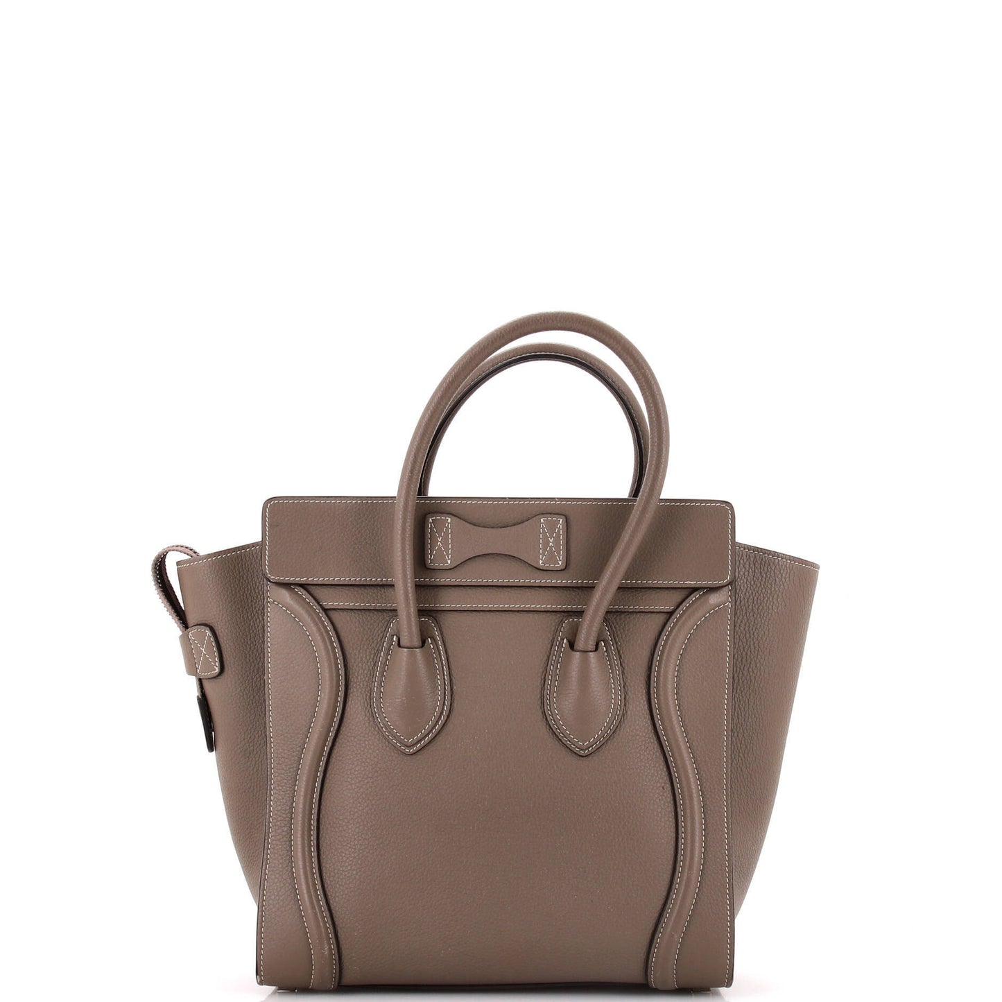 Celine Bicolor Luggage Bag Leather Micro