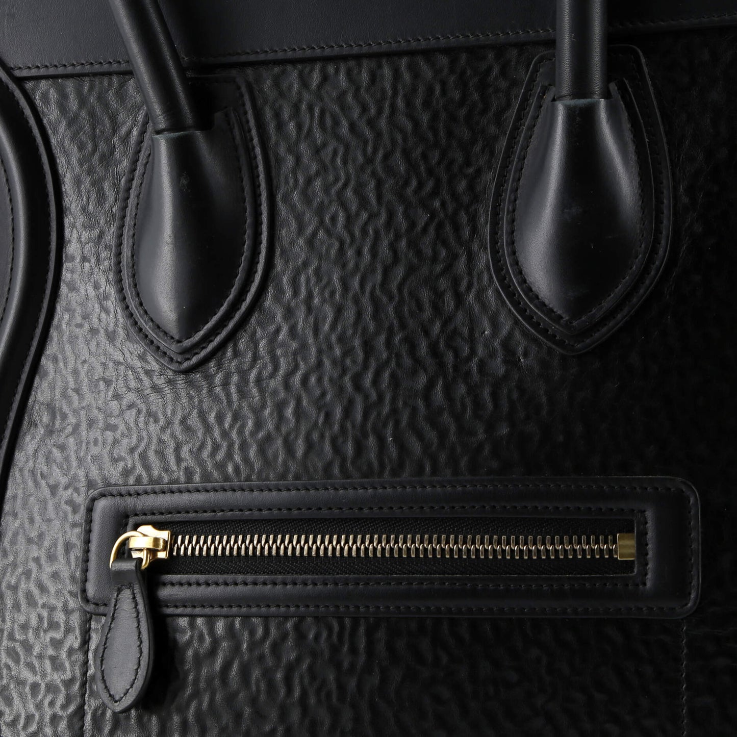 Celine Luggage Bag Grainy Leather Mini