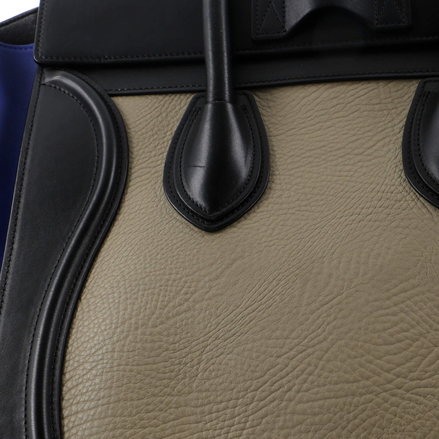 Celine Tricolor Luggage Bag Leather Mini