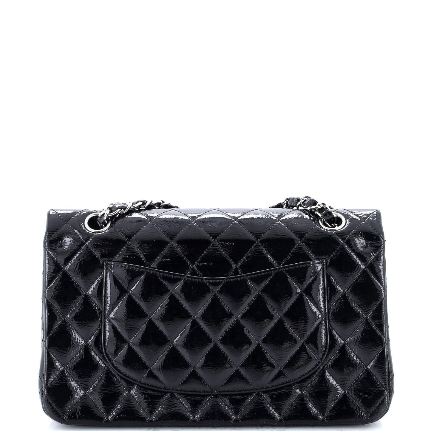 CHANELエナメル ショルダーバッグ