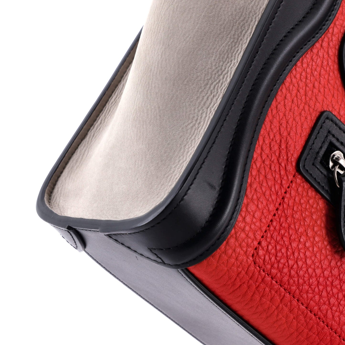 Celine Tricolor Luggage Bag Leather Nano