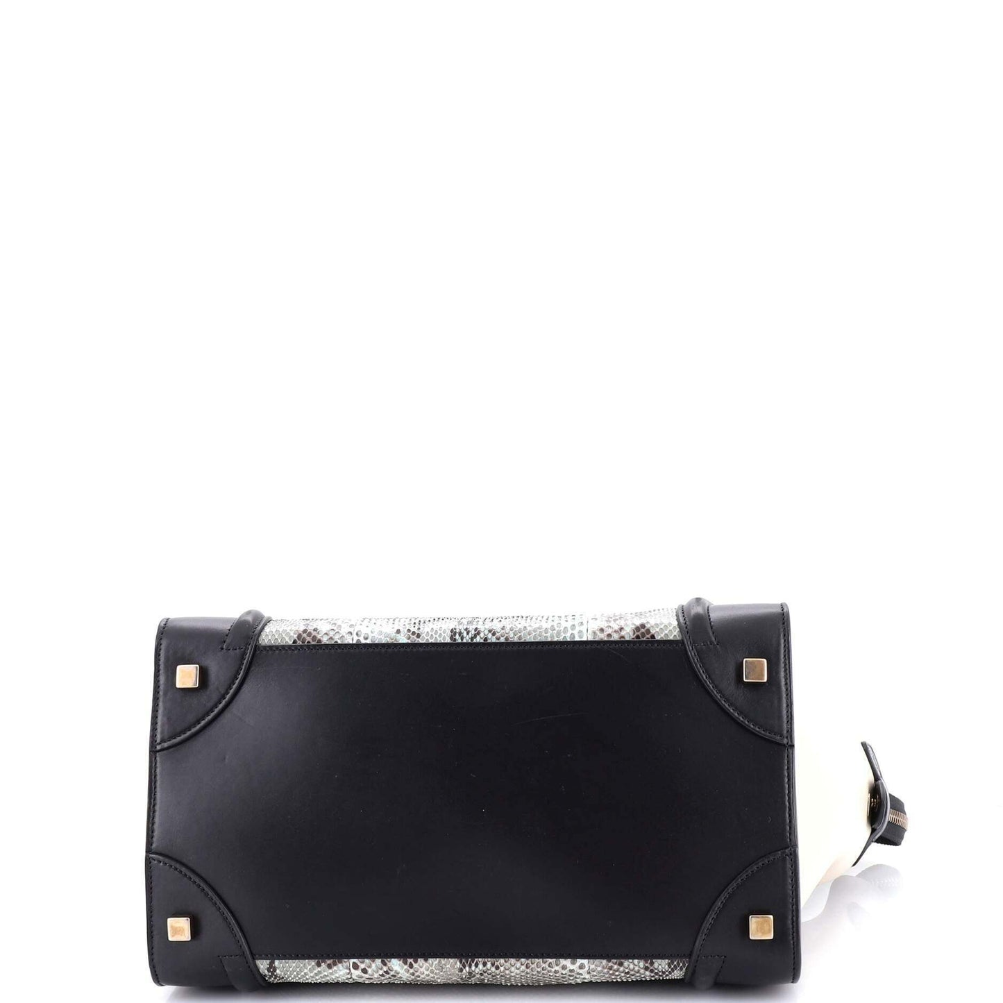 Celine Luggage Bag Python and Leather Mini