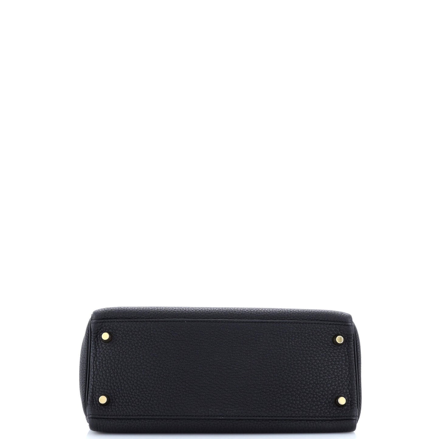 HERMES Kelly Black Togo 28