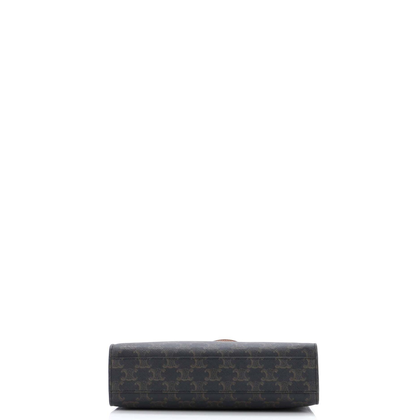 Celine Vertical Cabas Tote Triomphe Coated Canvas Small