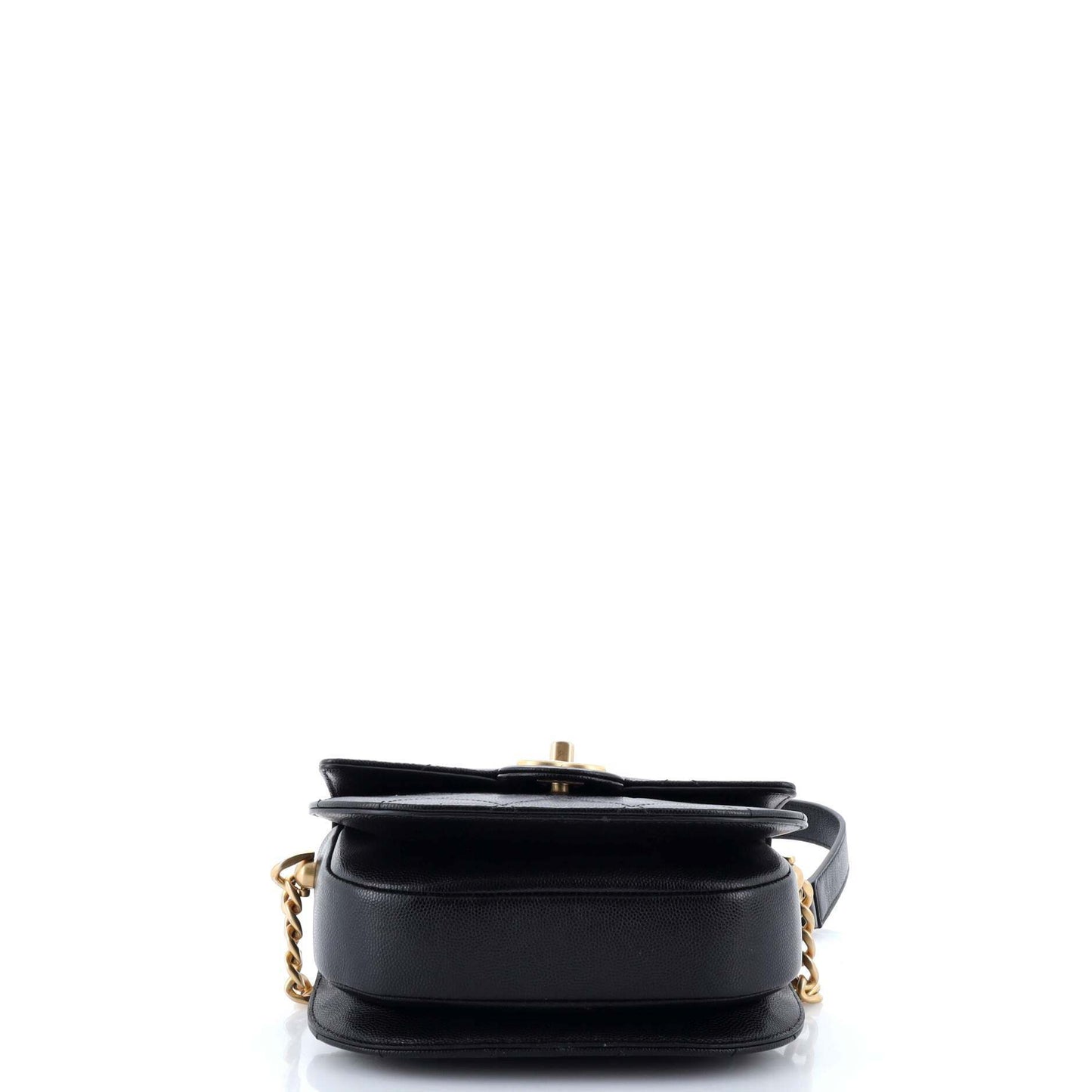 CHANELムーンフラップ キャビアスキン ミニ