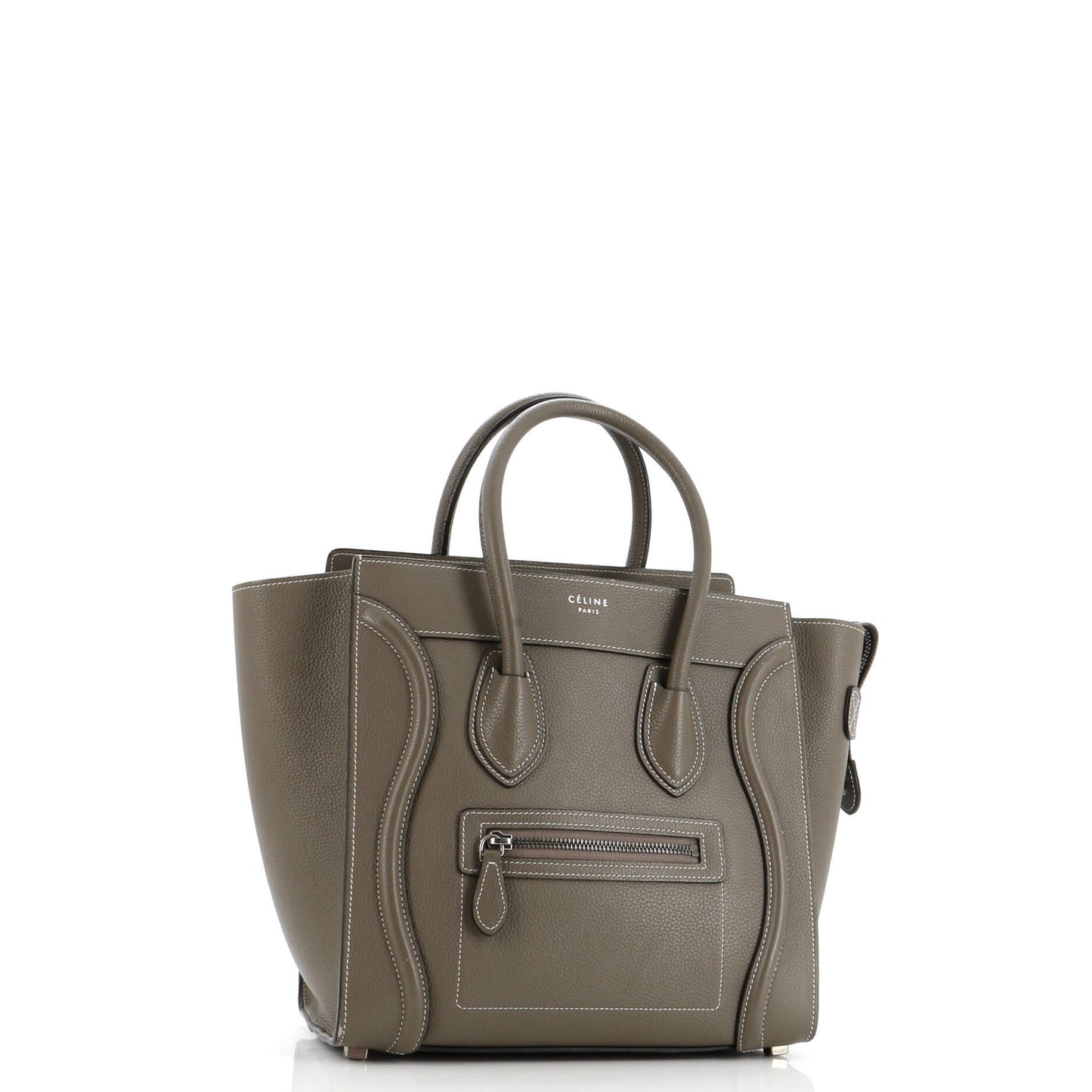 Celine Luggage Bag Grainy Leather Micro