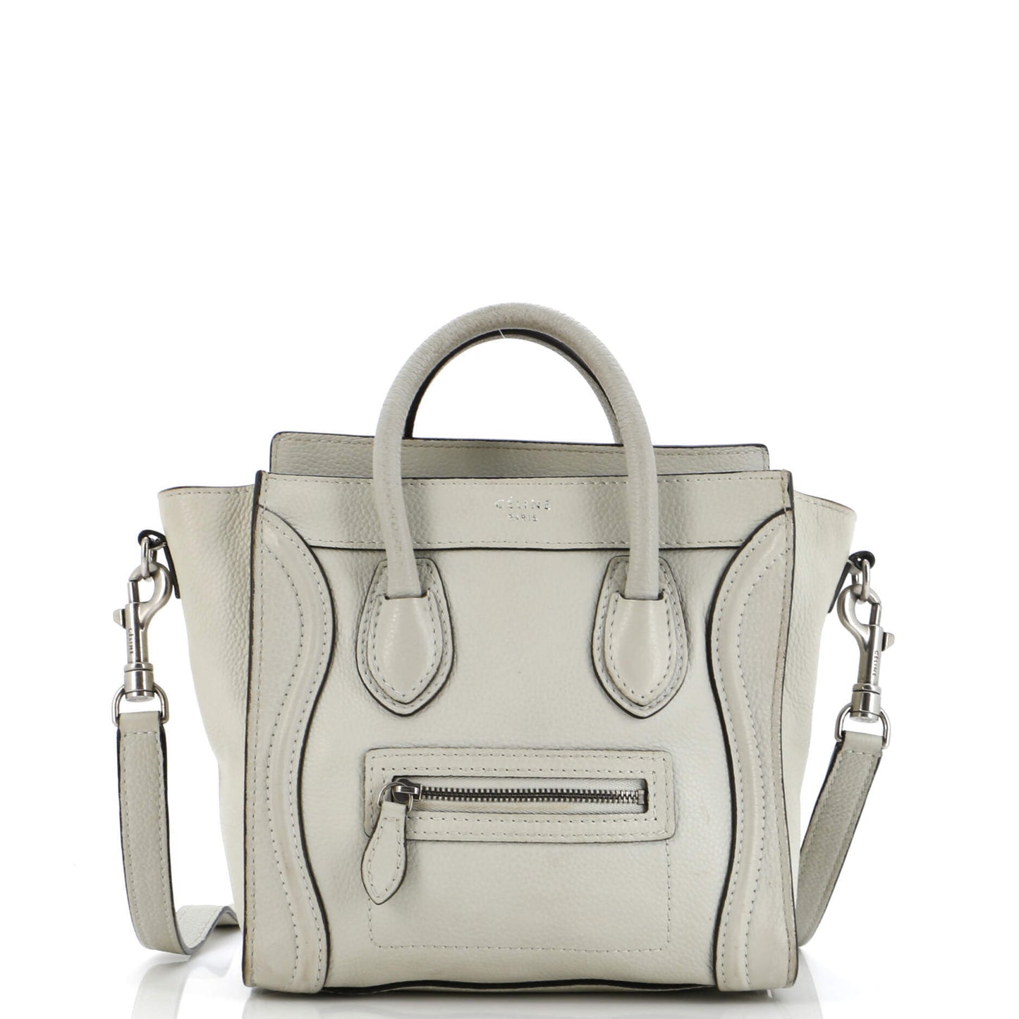 Celine Luggage Bag Grainy Leather Nano