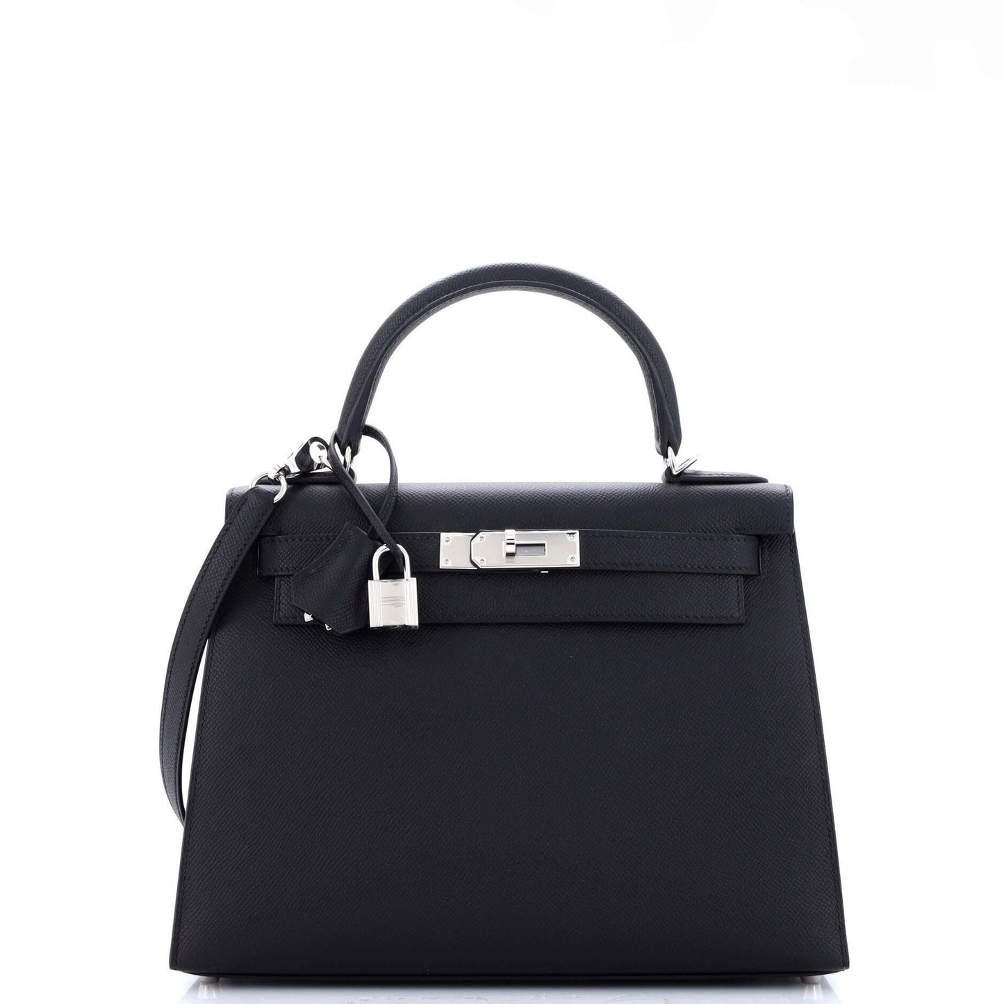 HERMES Kelly Black Epson 28