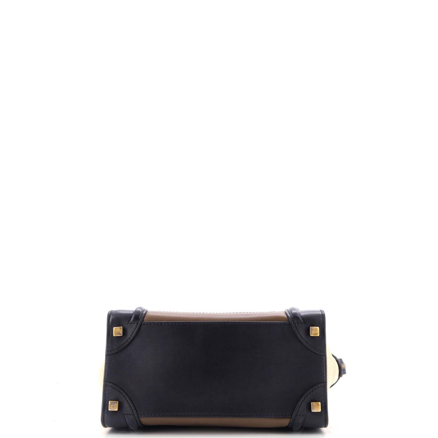 Celine Tricolor Luggage Bag Leather Micro