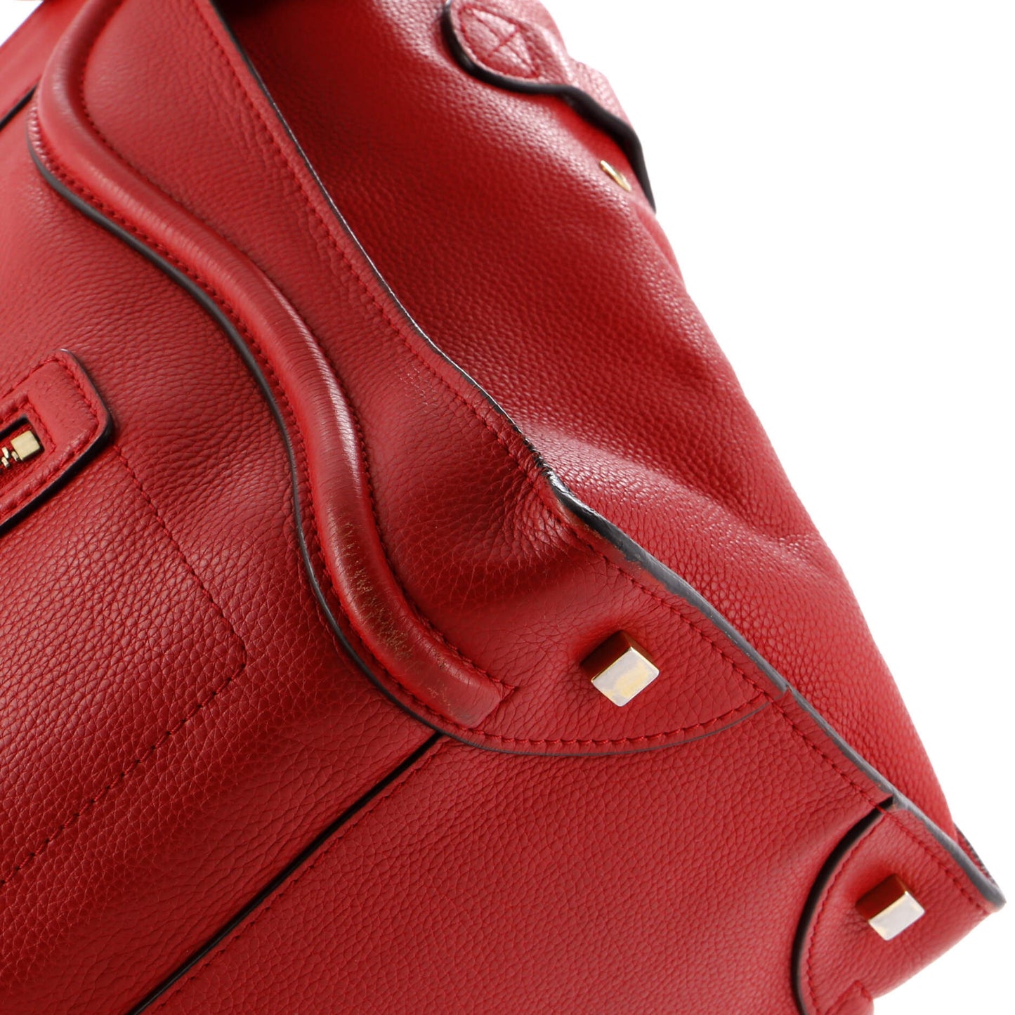 Celine Luggage Bag Grainy Leather Mini