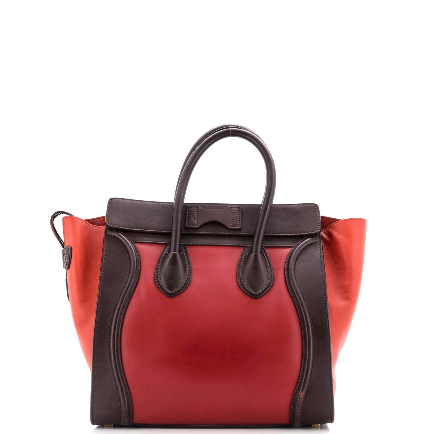 Celine Tricolor Luggage Bag Leather Mini