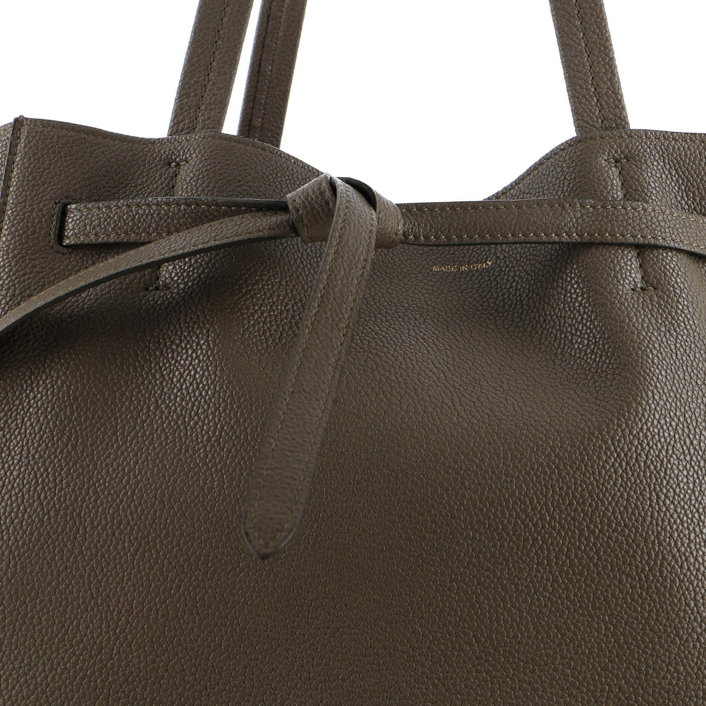 Celine Phantom Tie Cabas Tote Leather Small