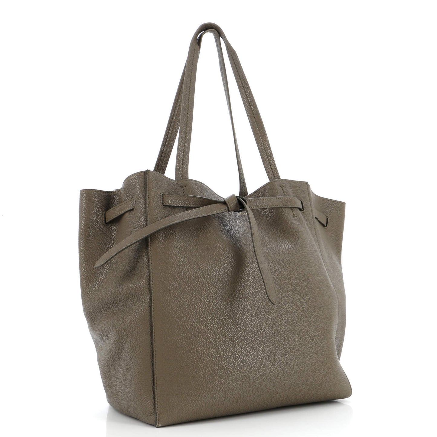 Celine Phantom Tie Cabas Tote Leather Small