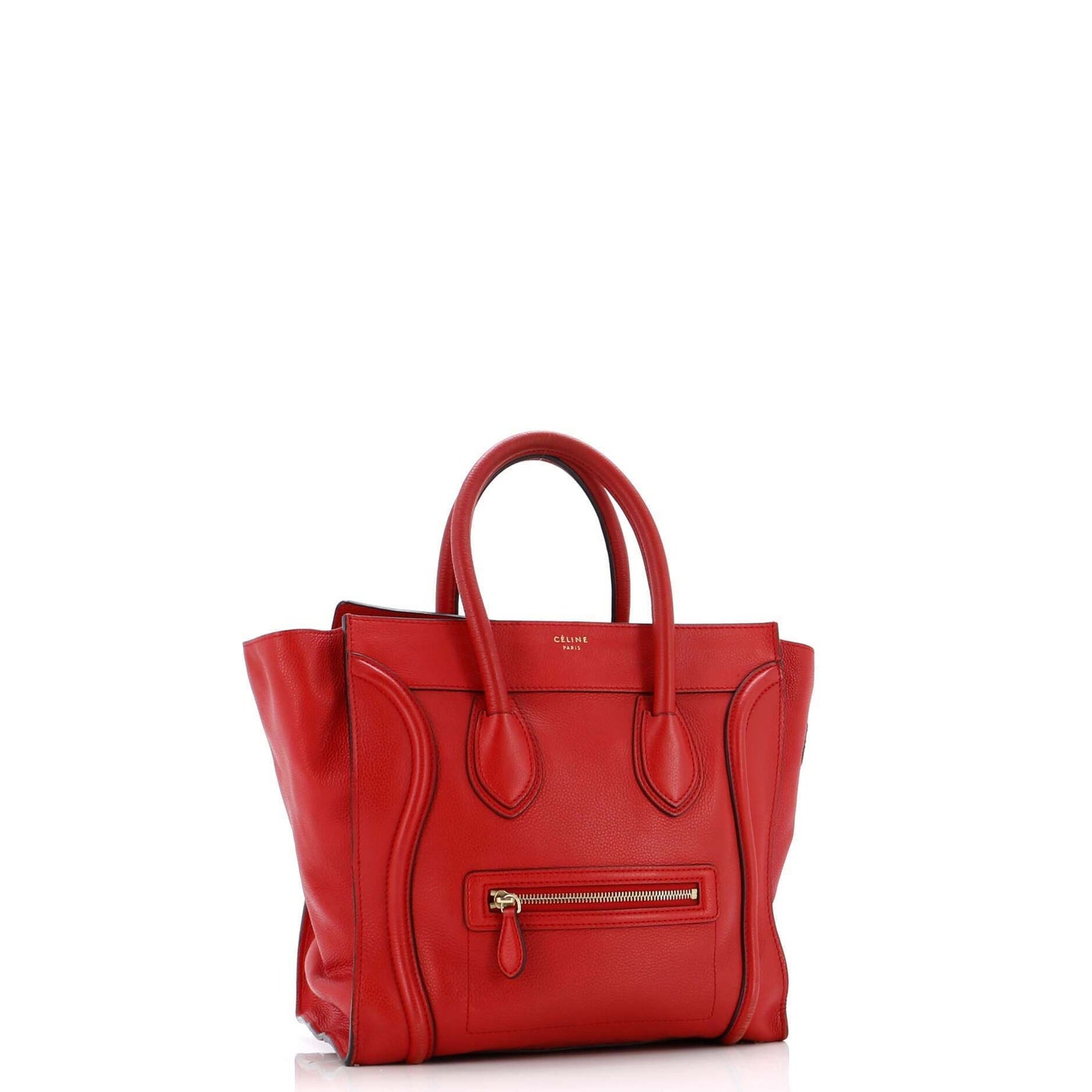 Celine Luggage Bag Grainy Leather Mini