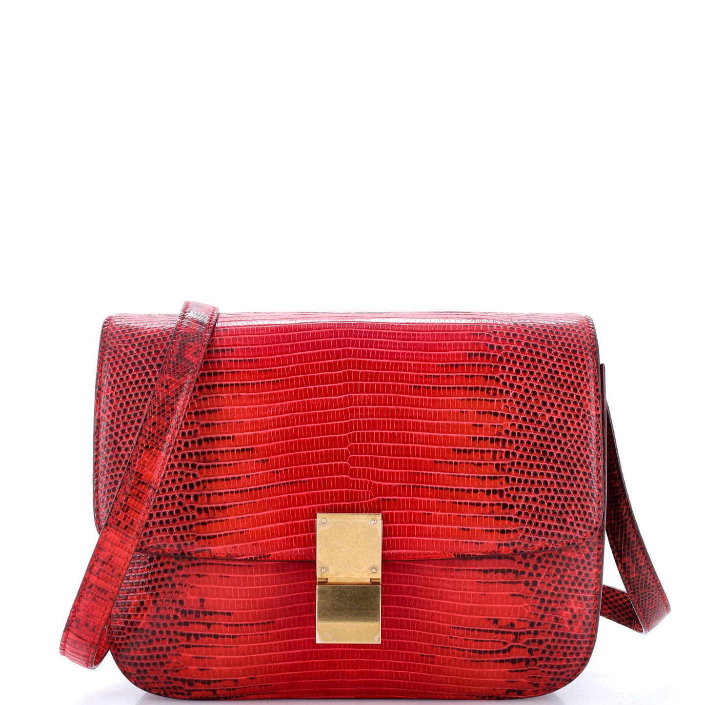 Celine Classic Box Bag Lizard Medium
