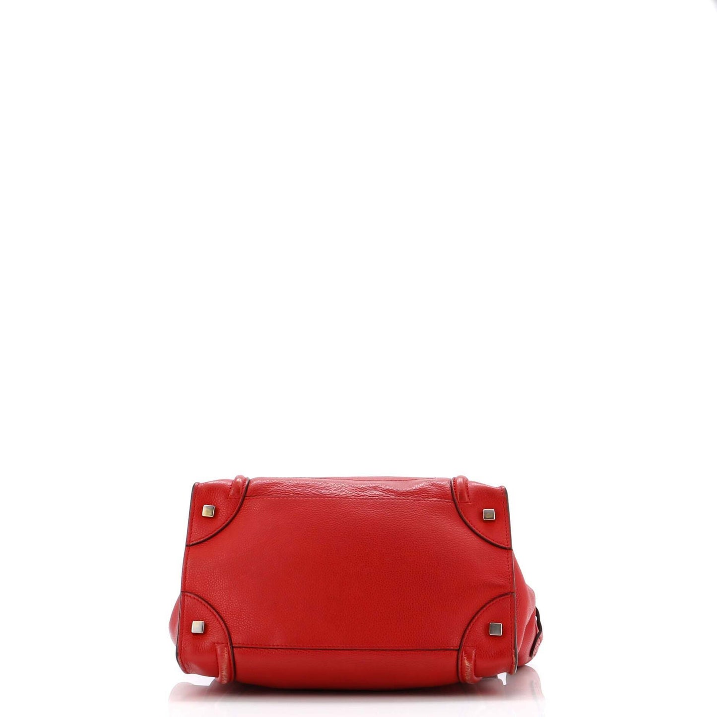 Celine Luggage Bag Grainy Leather Mini