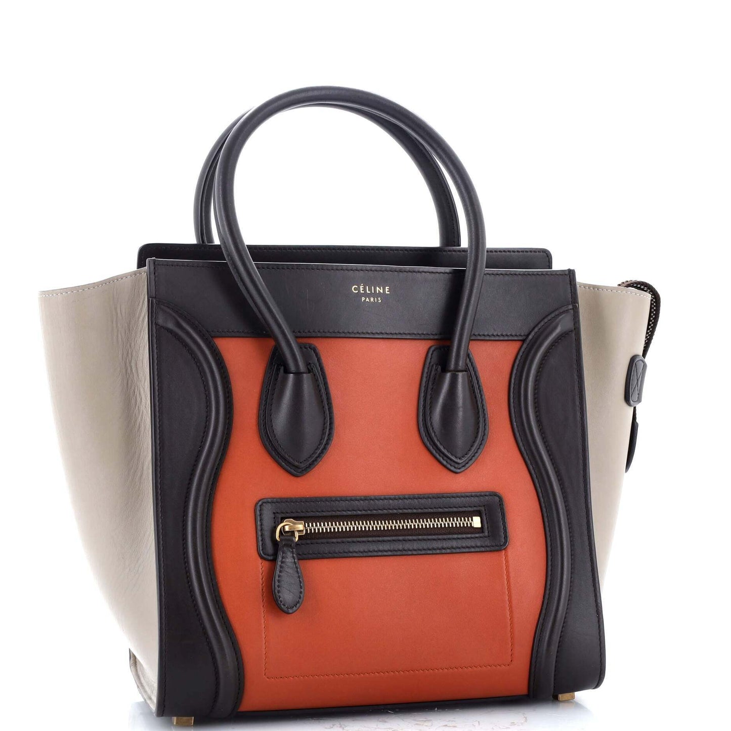 Celine Luggage Bag Smooth Leather Micro