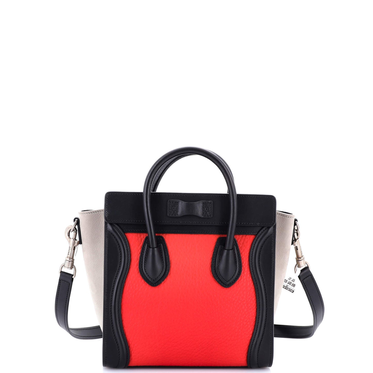 Celine Tricolor Luggage Bag Leather Nano