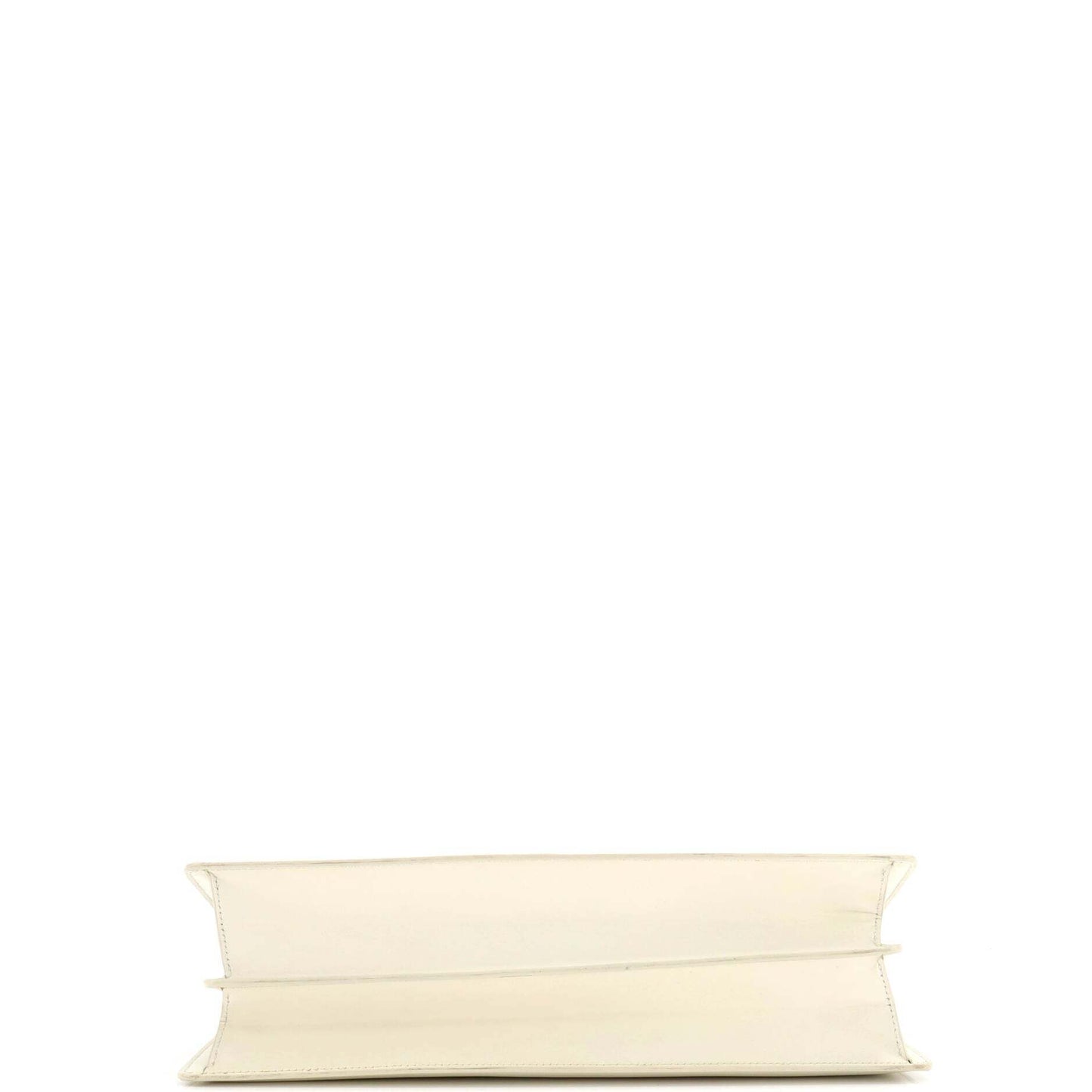 Celine Clasp Top Handle Bag Leather Medium