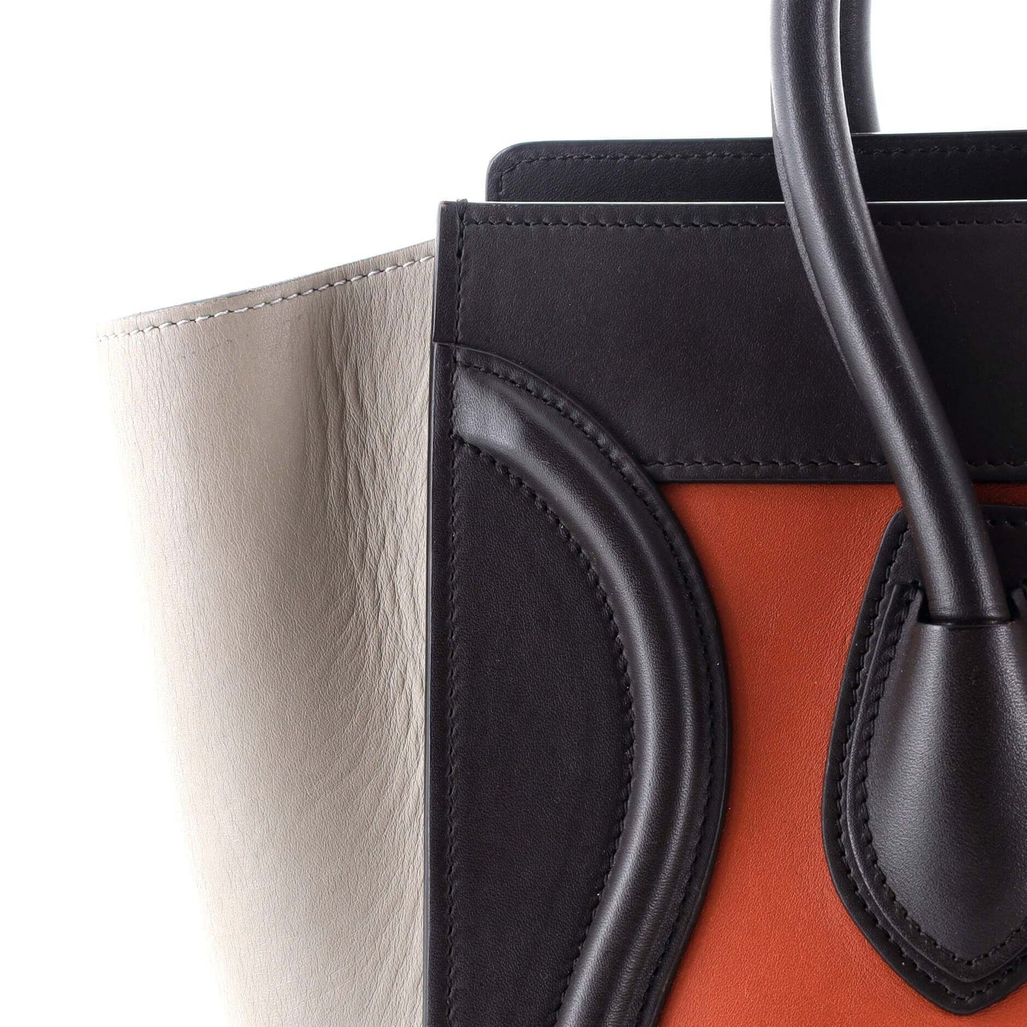 Celine Luggage Bag Smooth Leather Micro