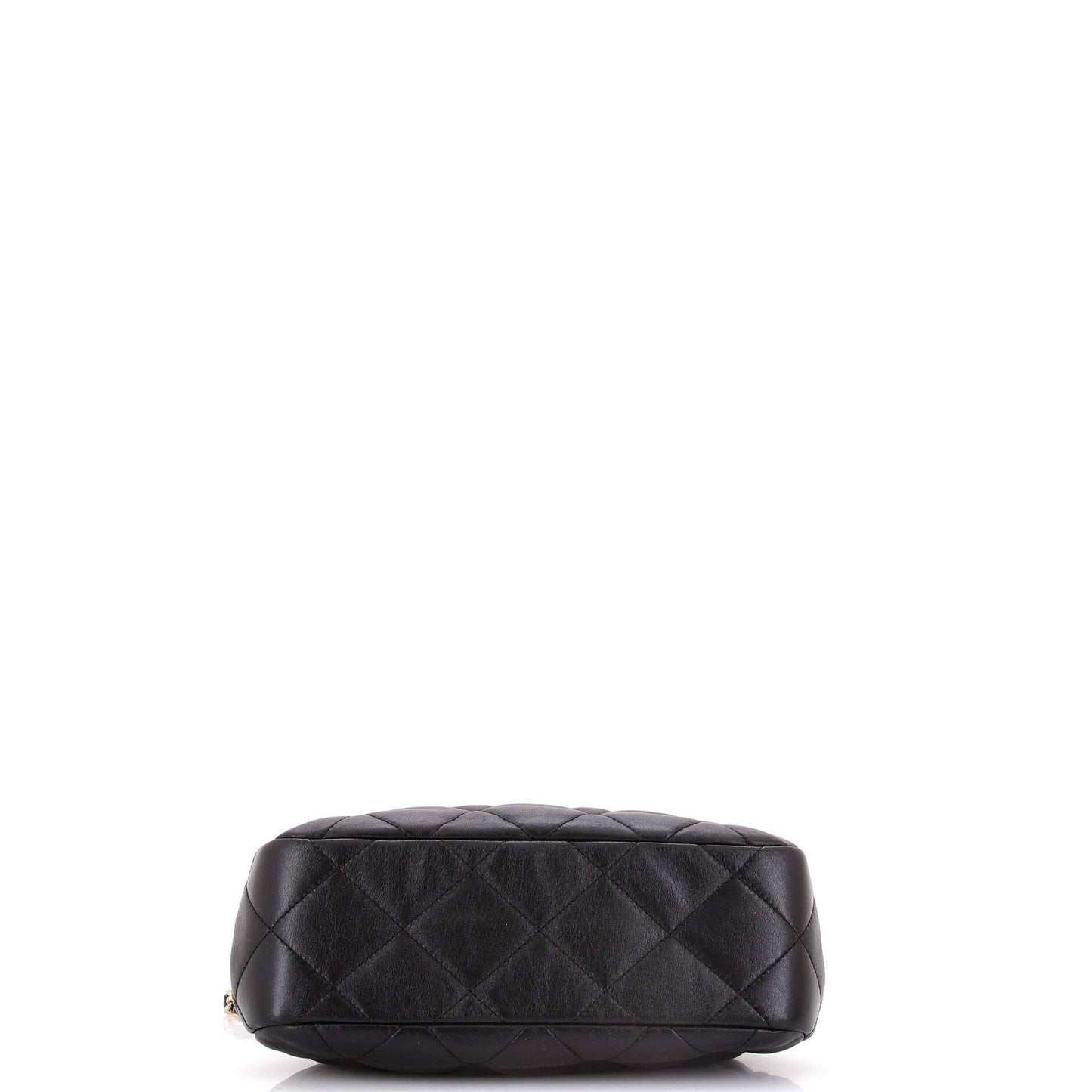 CHANELキスロックフレームショルダーバッグ