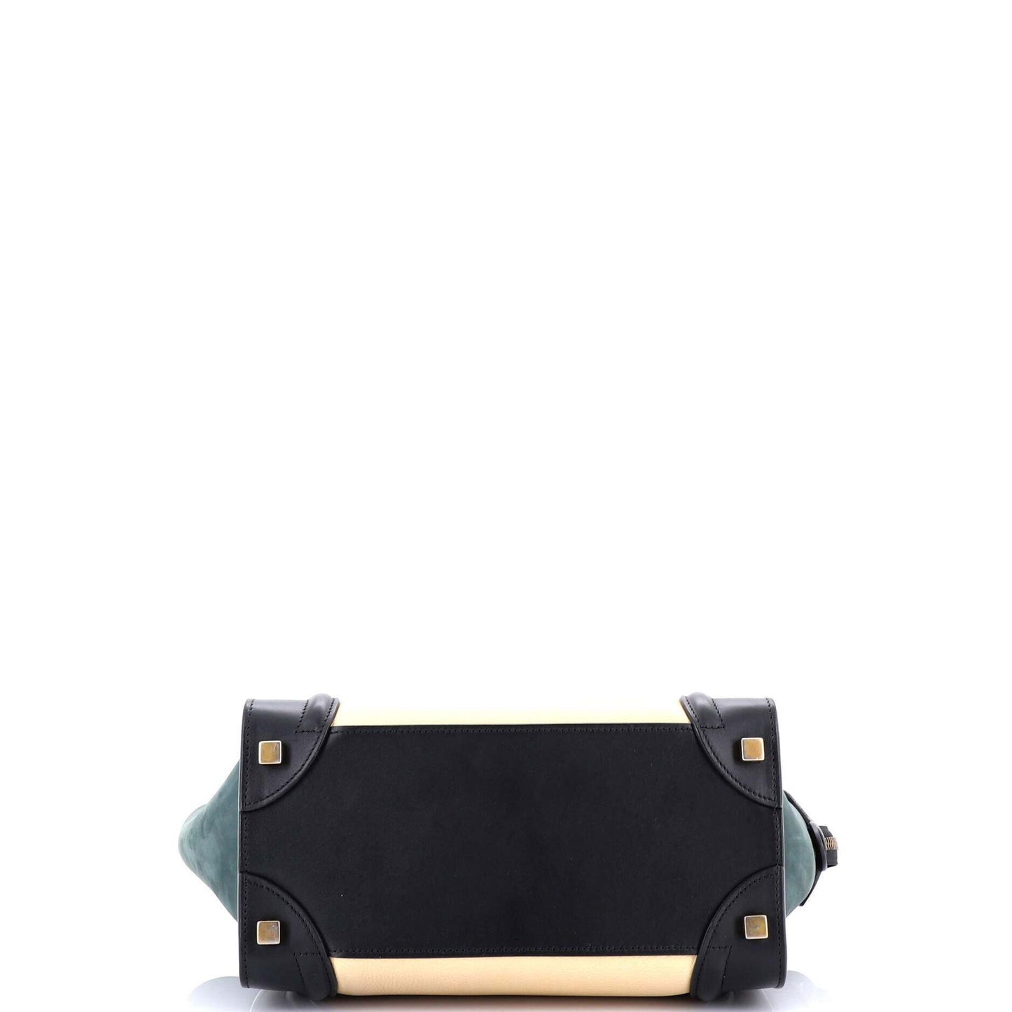 Celine Tricolor Luggage Bag Leather Micro