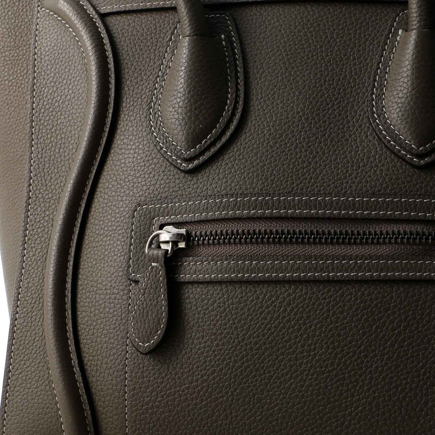 Celine Luggage Bag Grainy Leather Micro