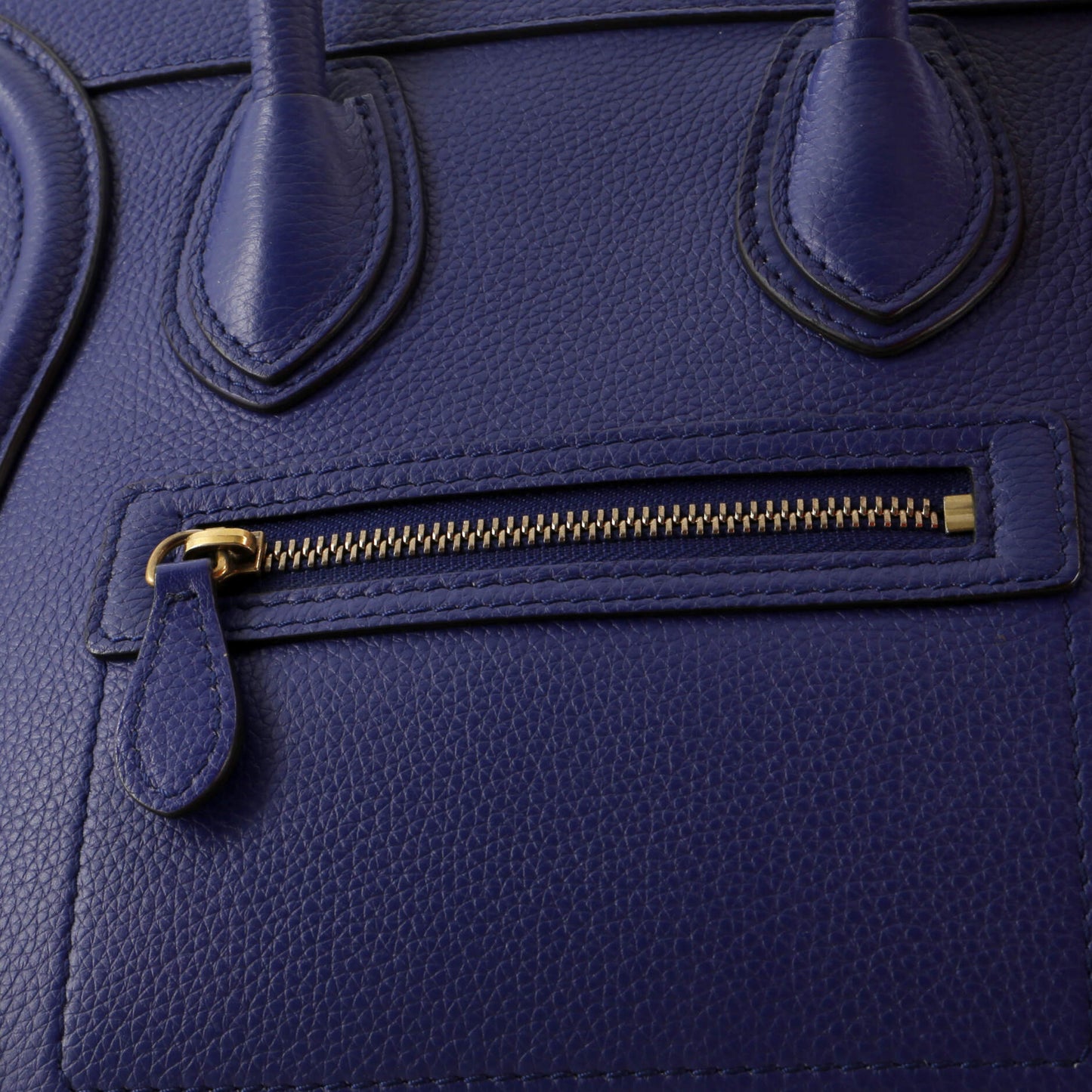 Celine Luggage Bag Grainy Leather Micro