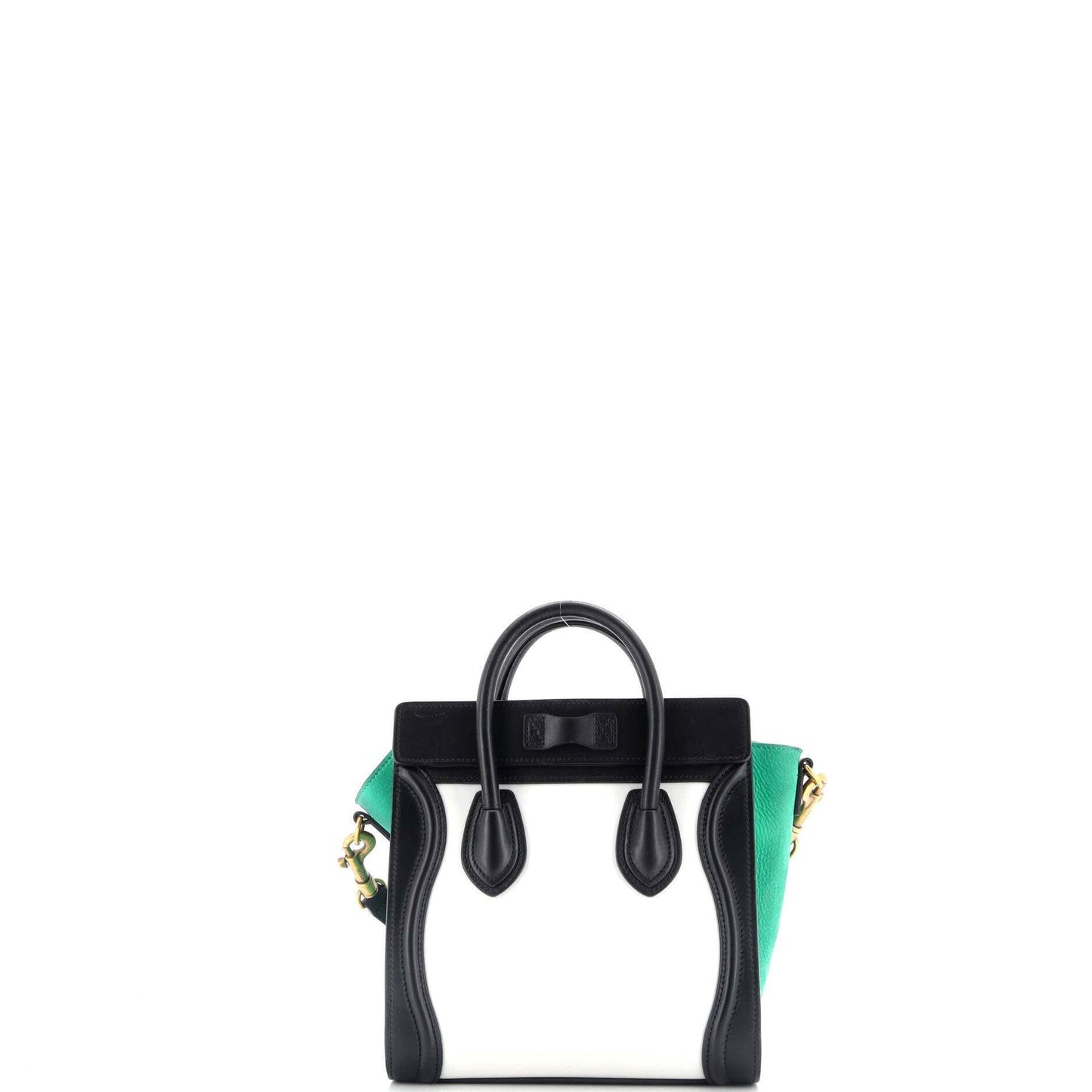 Celine Tricolor Luggage Bag Leather Nano