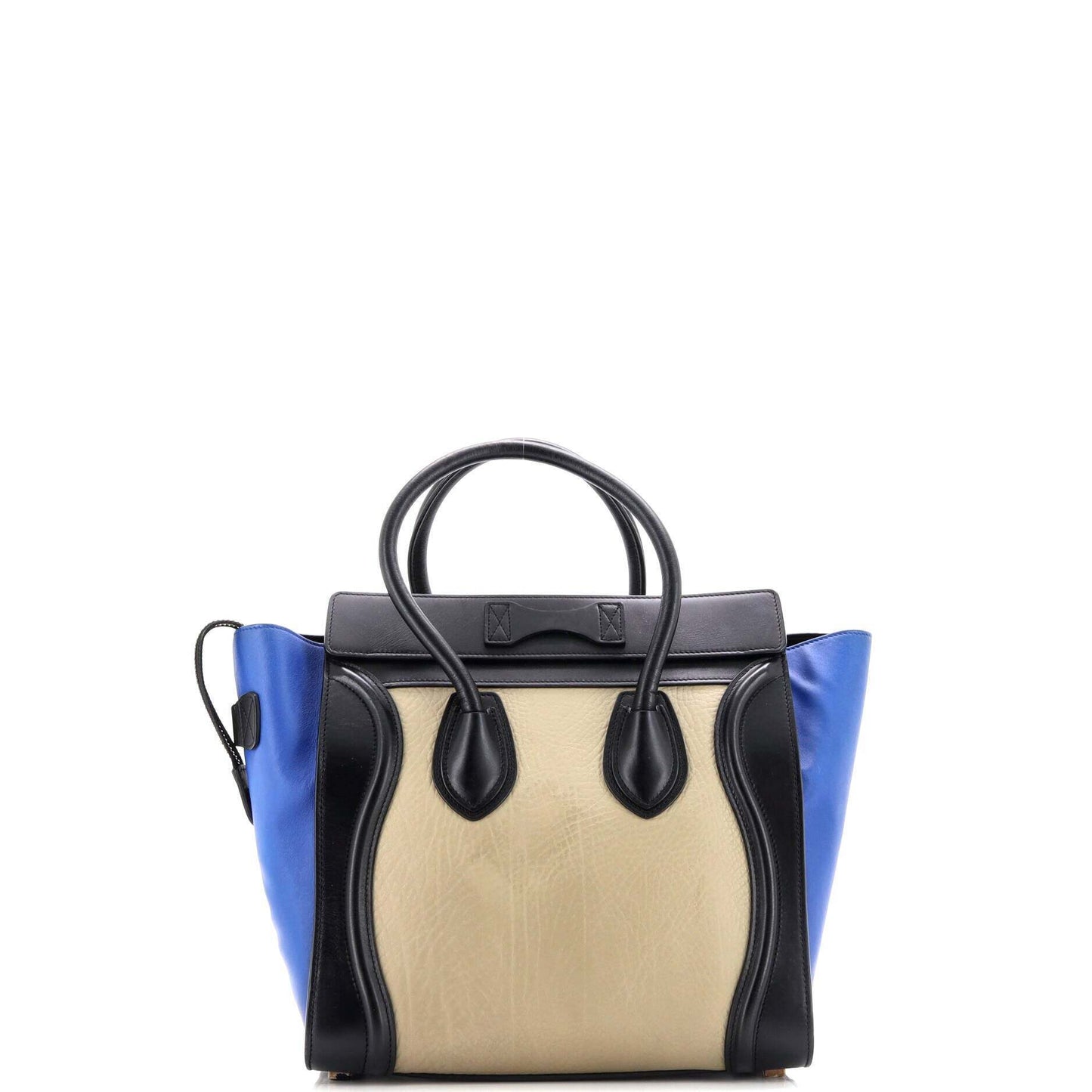 Celine Tricolor Luggage Bag Leather Micro
