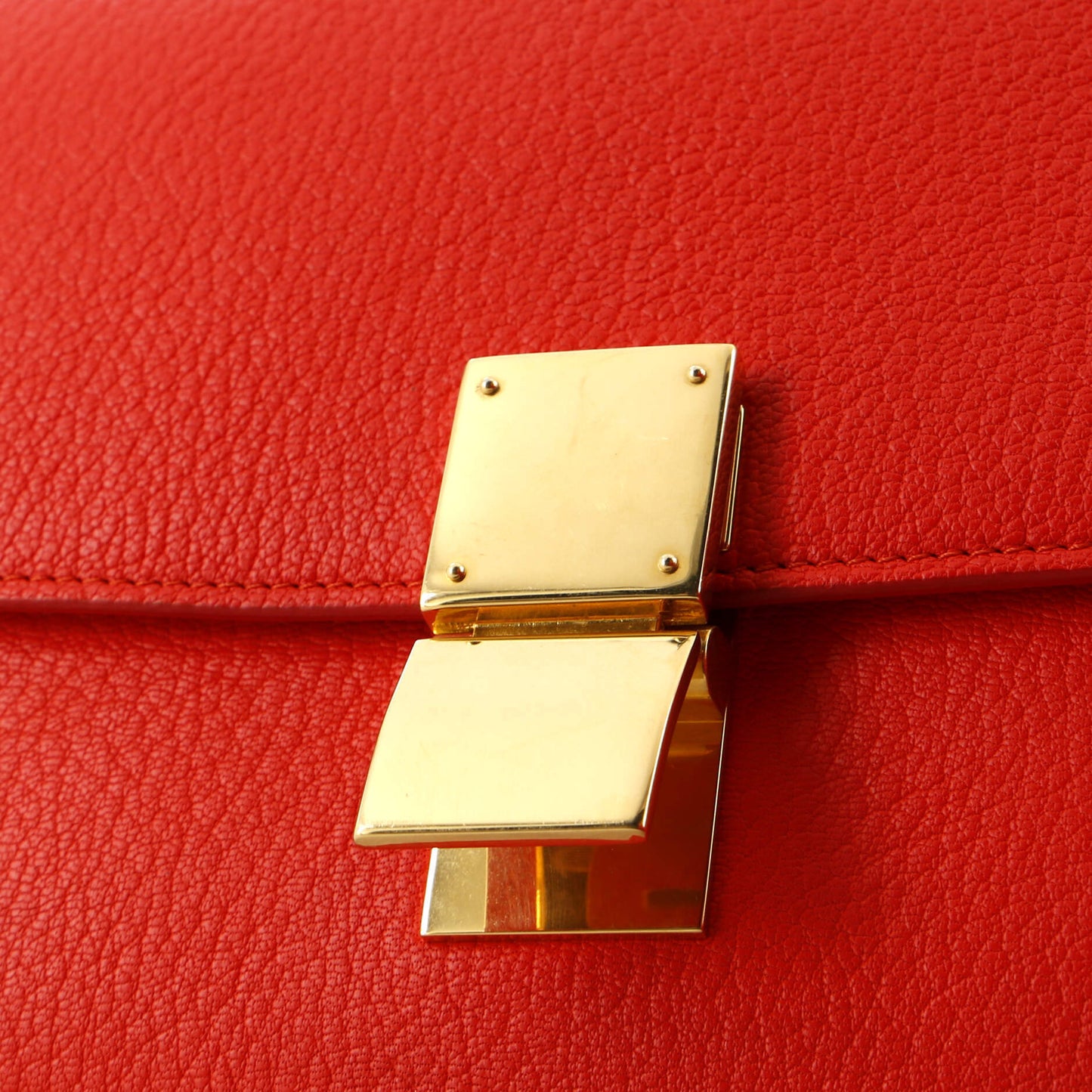 Celine Classic Box Bag Grainy Leather Medium