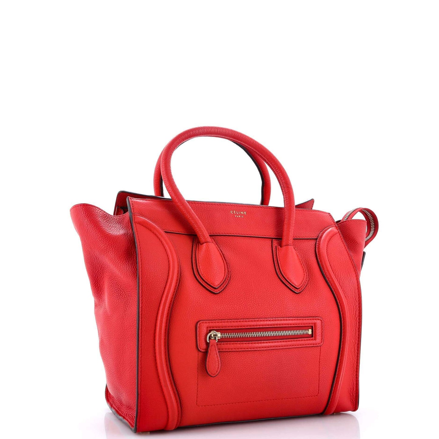 Celine Luggage Bag Grainy Leather Mini