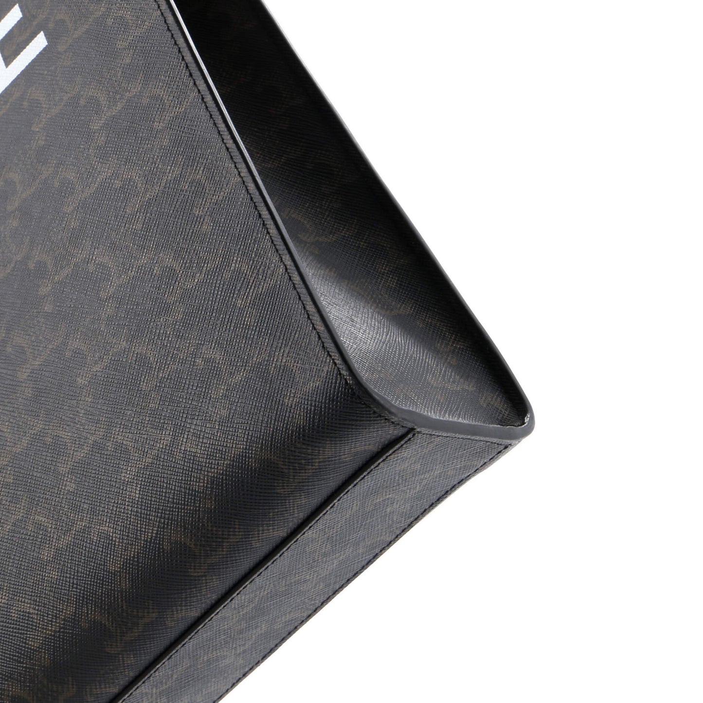 Celine Vertical Cabas Tote Triomphe Coated Canvas Small