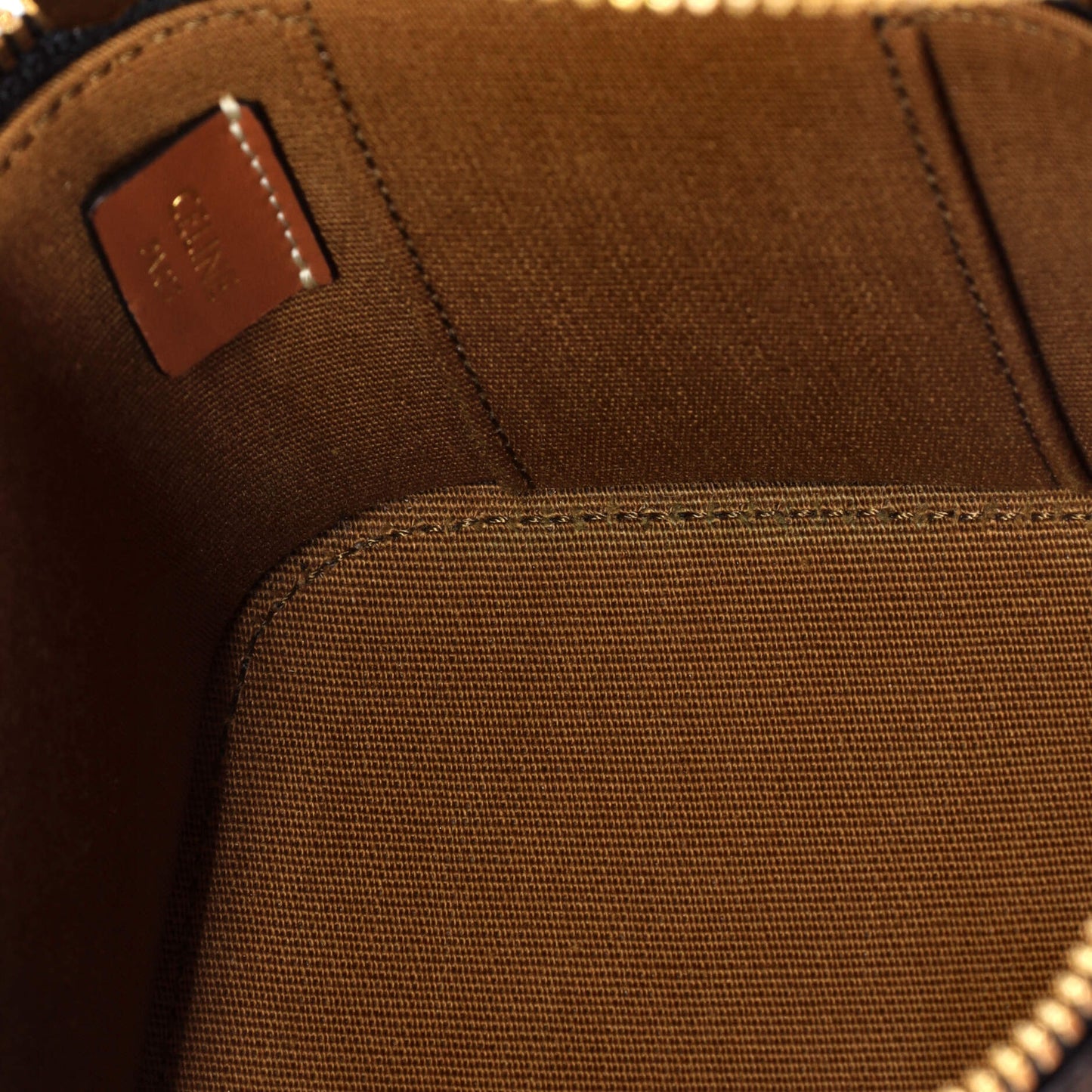 Celine Top Handle Square Vanity Case Triomphe Coated Canvas Mini