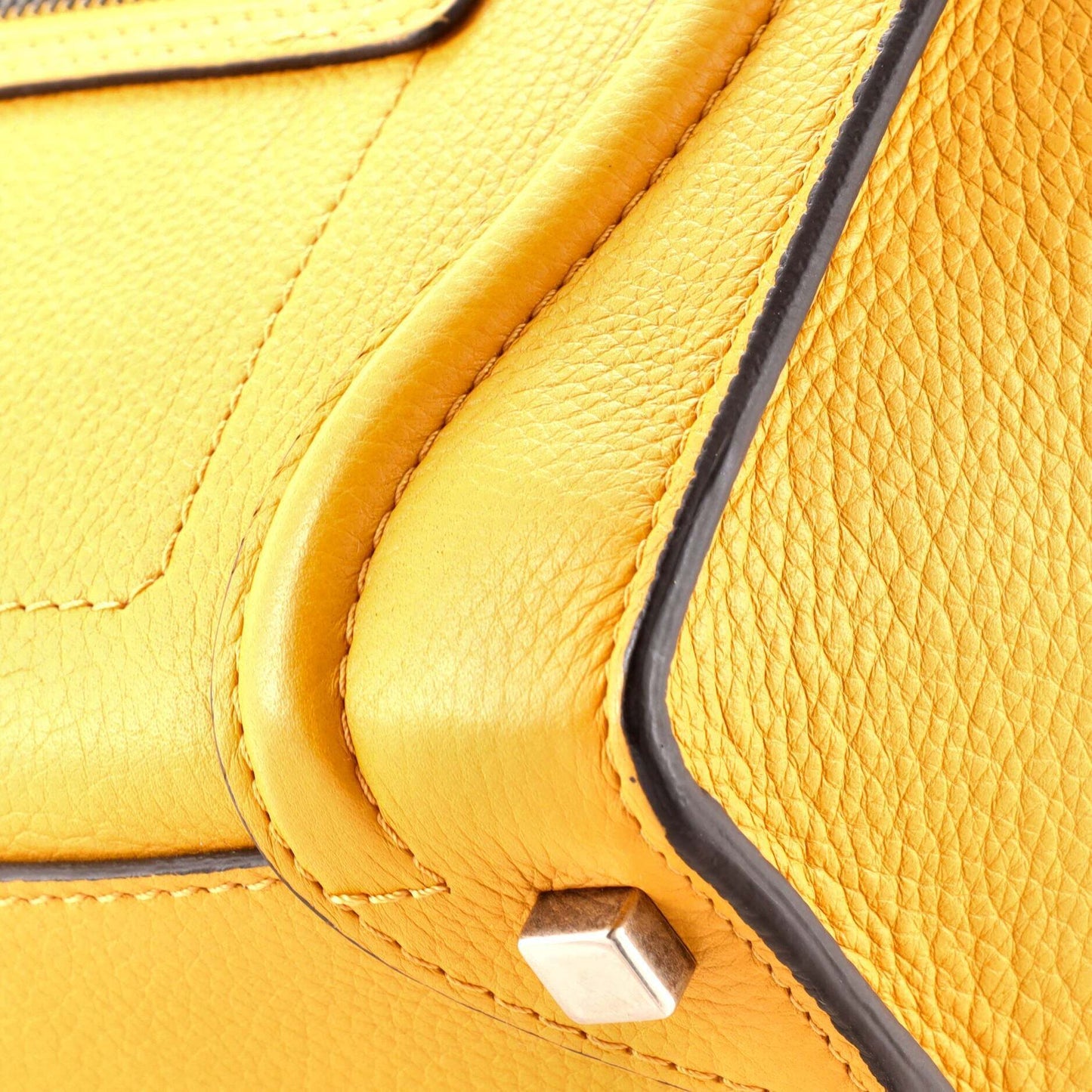 Celine Luggage Bag Grainy Leather Micro