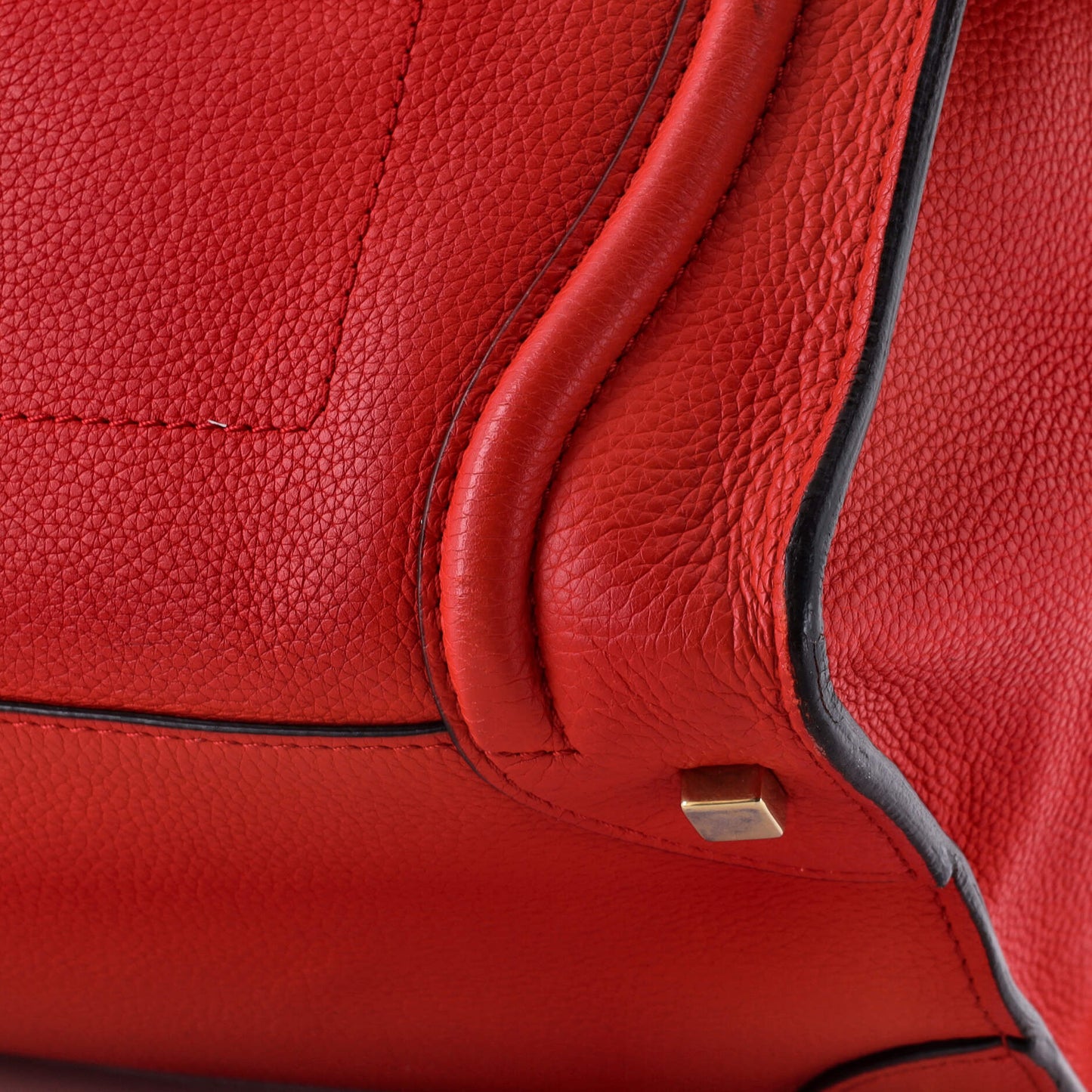 Celine Luggage Bag Grainy Leather Mini
