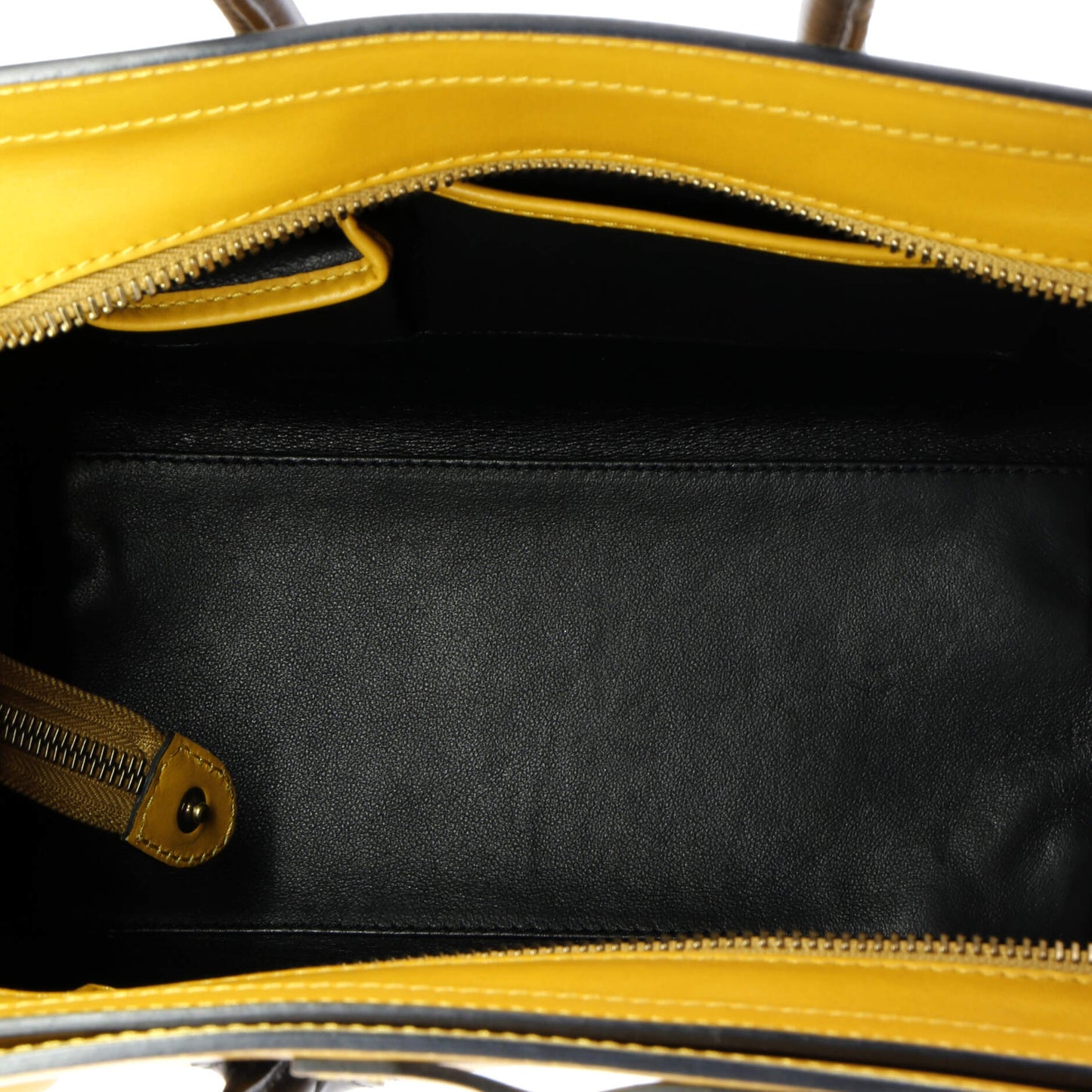 Celine Bicolor Luggage Bag Leather Micro