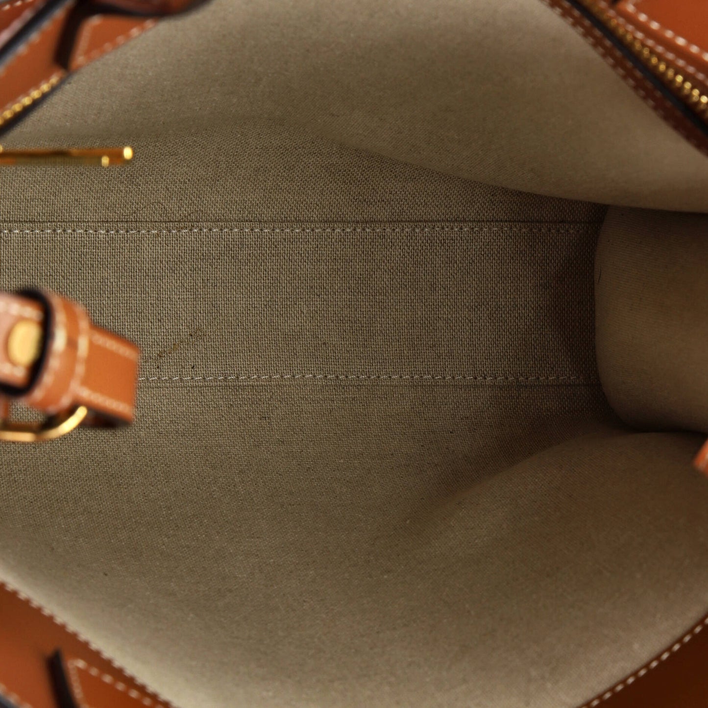 Celine Vertical Cabas Tote Printed Canvas and Leather Small