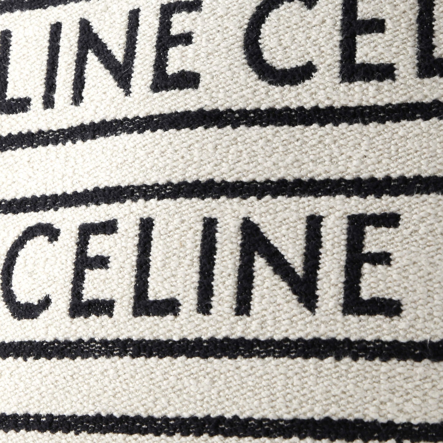 Celine Vertical Cabas Tote Logo All Over Textile Small
