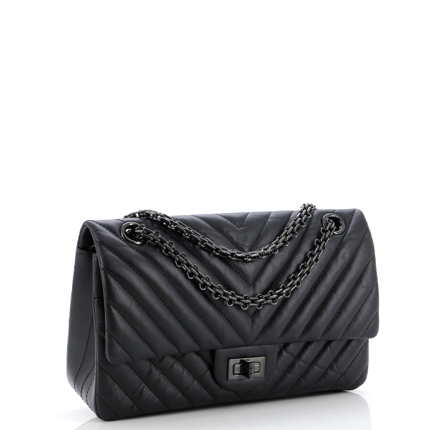【SO BLACK】レア CHANELショルダーバッグ