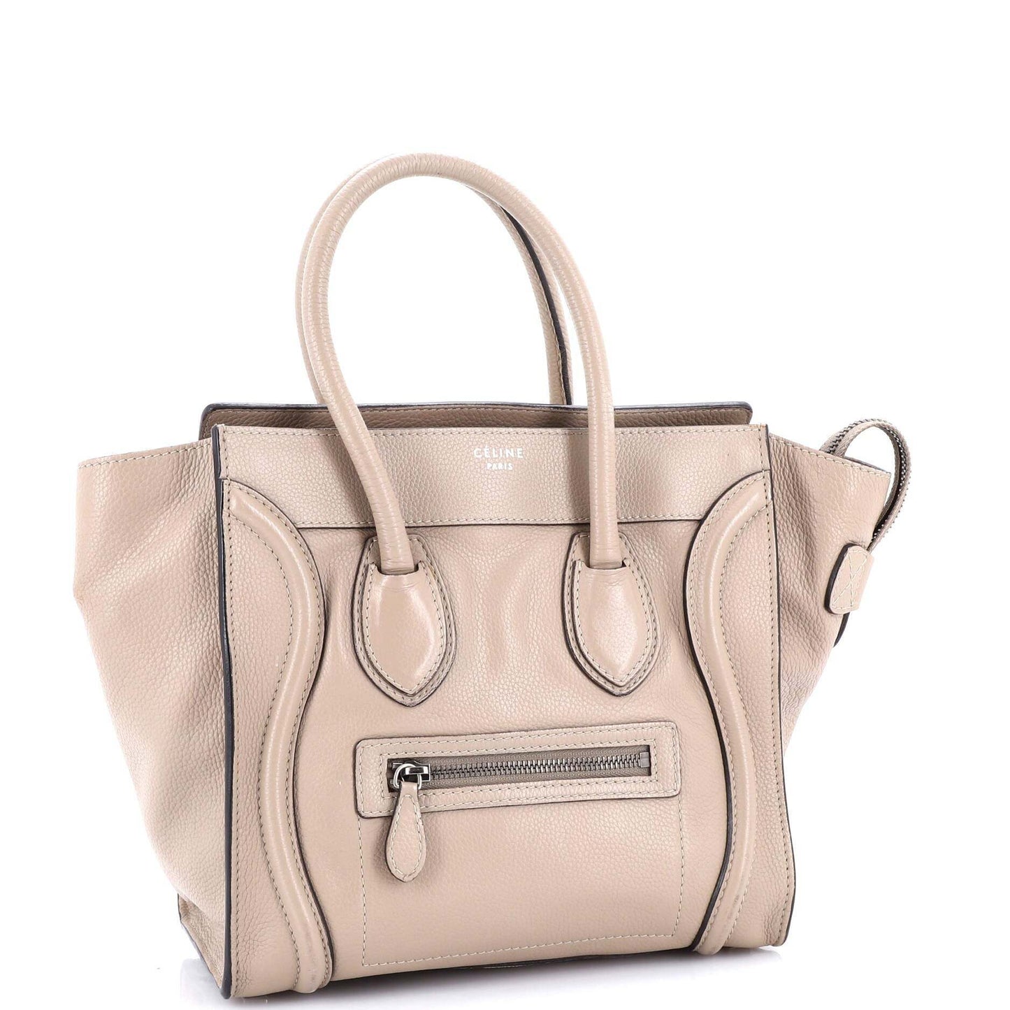 Celine Luggage Bag Grainy Leather Micro