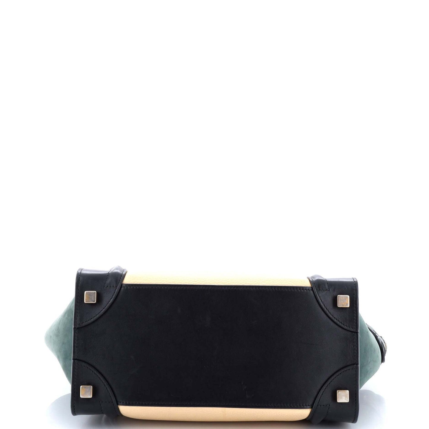 Celine Tricolor Luggage Bag Leather Micro