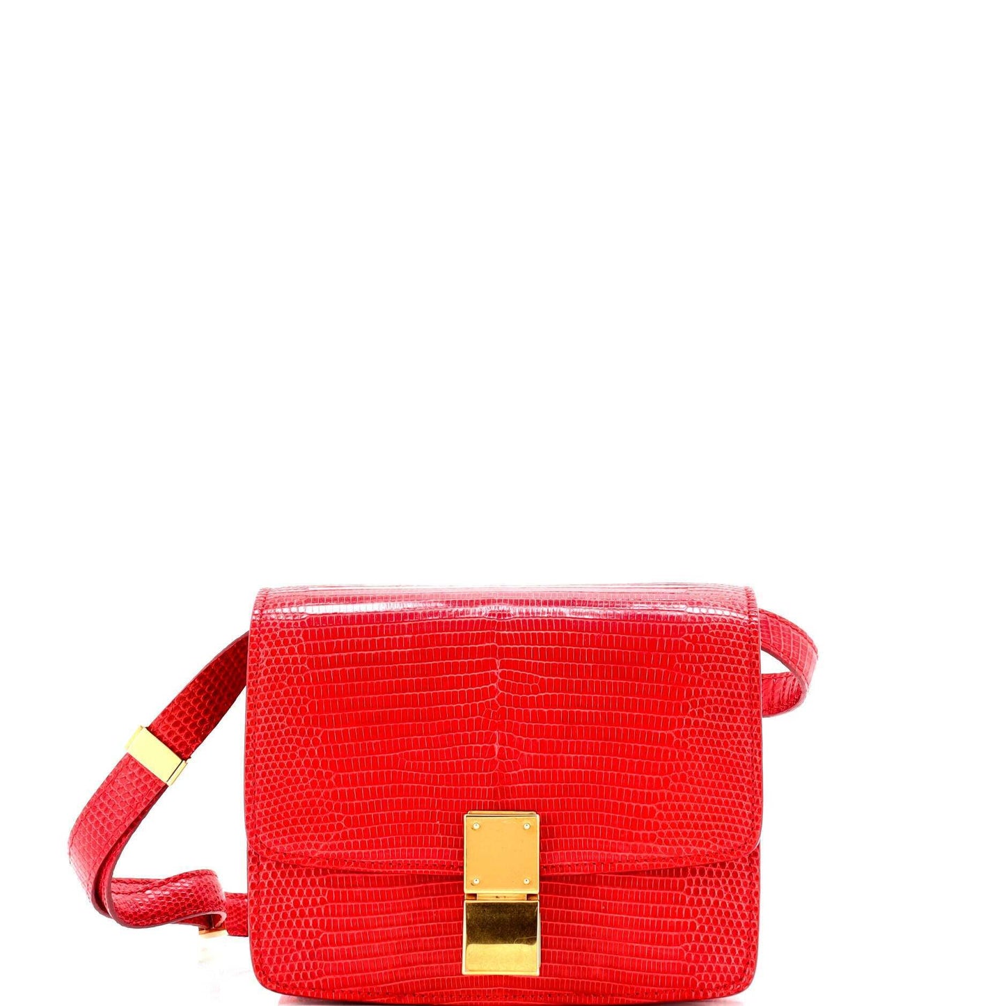 Celine Classic Box Bag Lizard Small